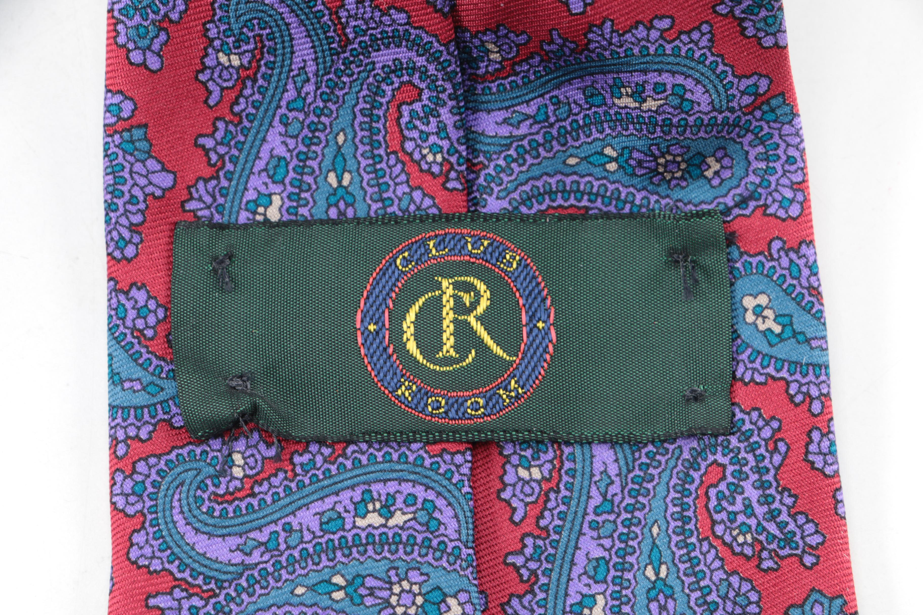 Silk Neckties Including Christian Dior