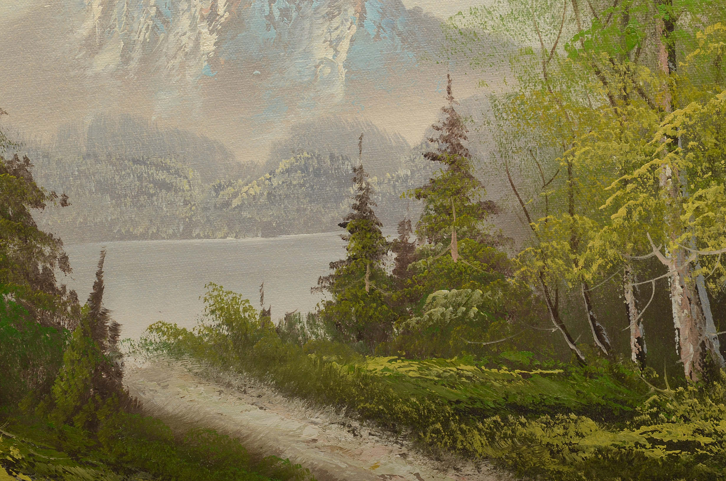 P. Woodville Original Oil Painting on Canvas