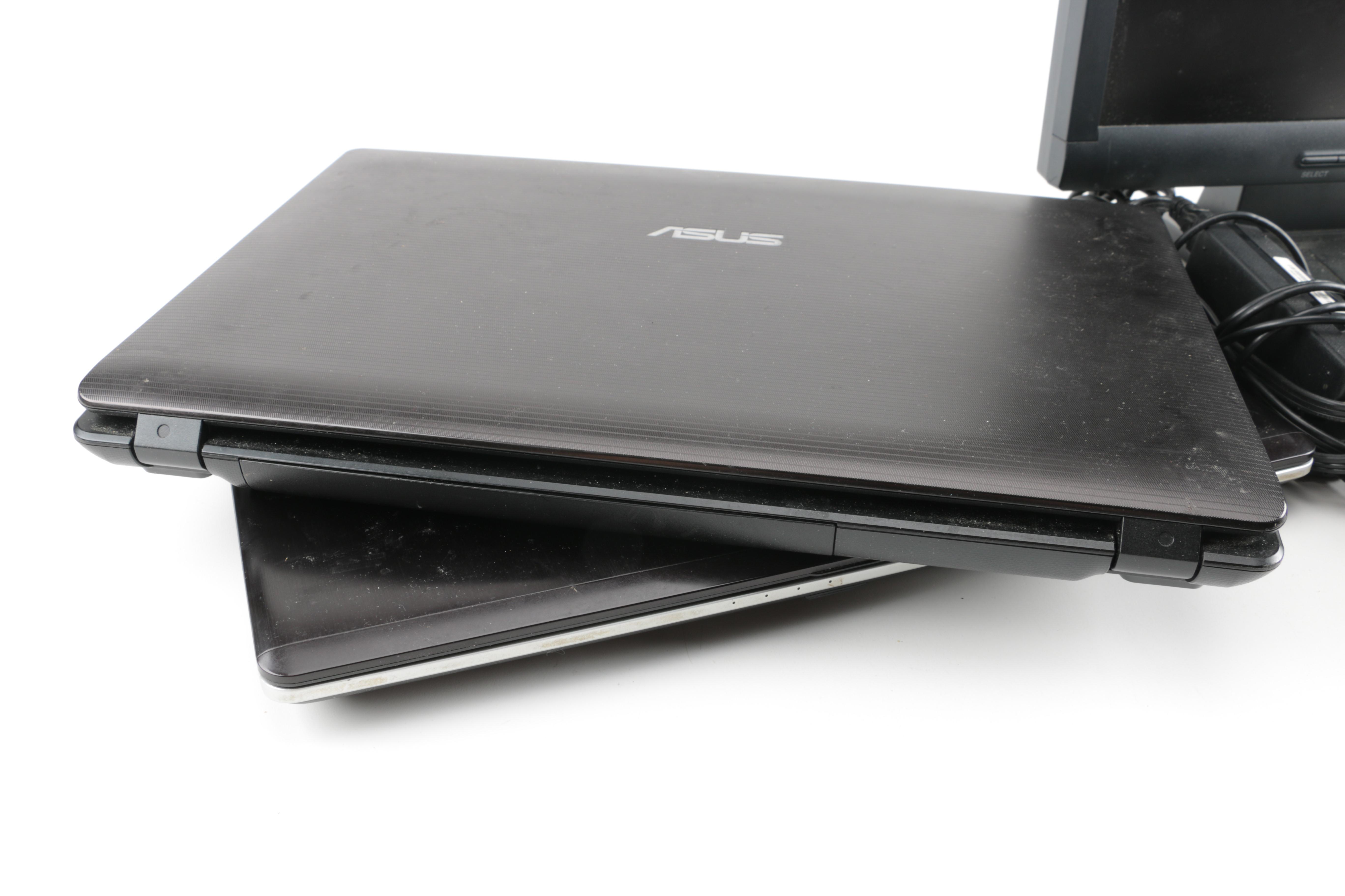 Laptops and Computer Monitor