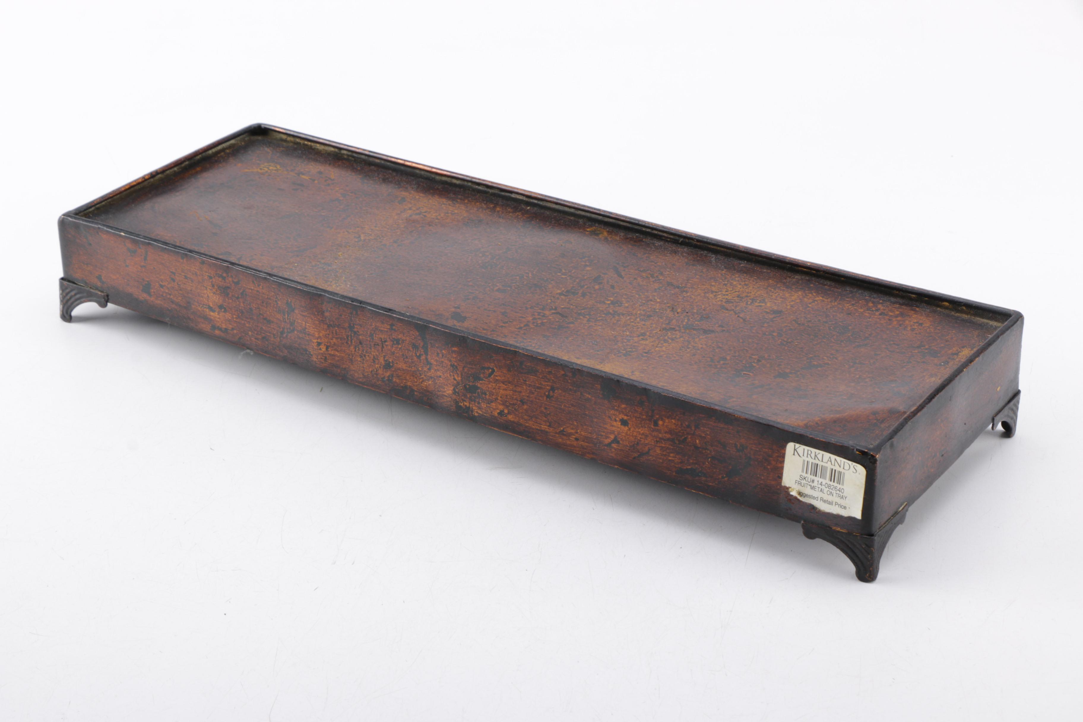 Metal Fruit Collection with Tray