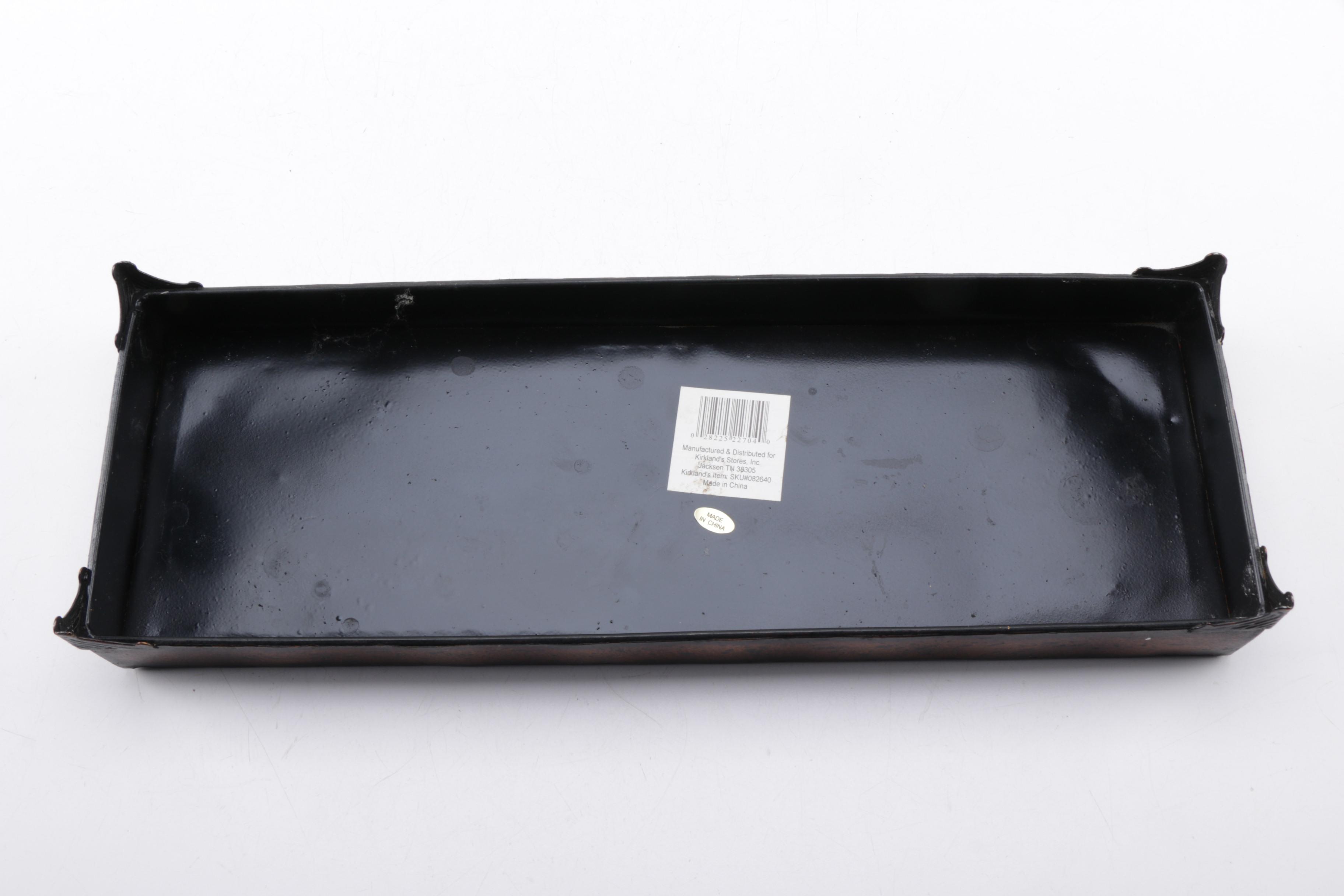 Metal Fruit Collection with Tray