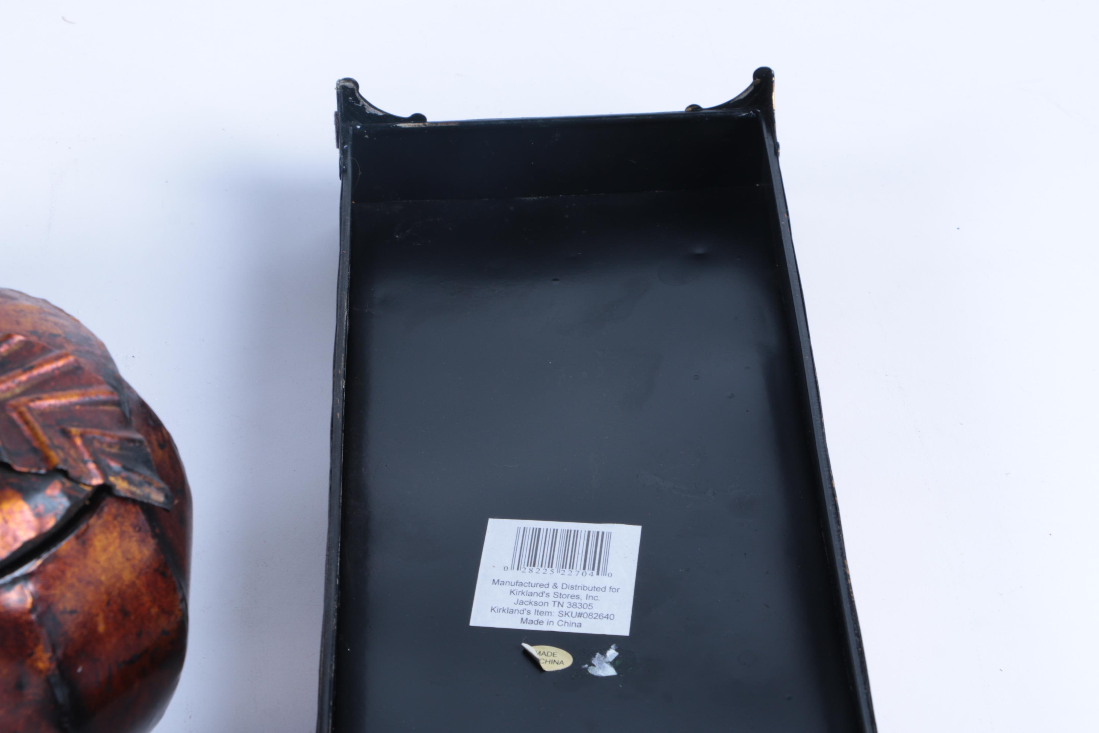 Metal Fruit Collection with Tray