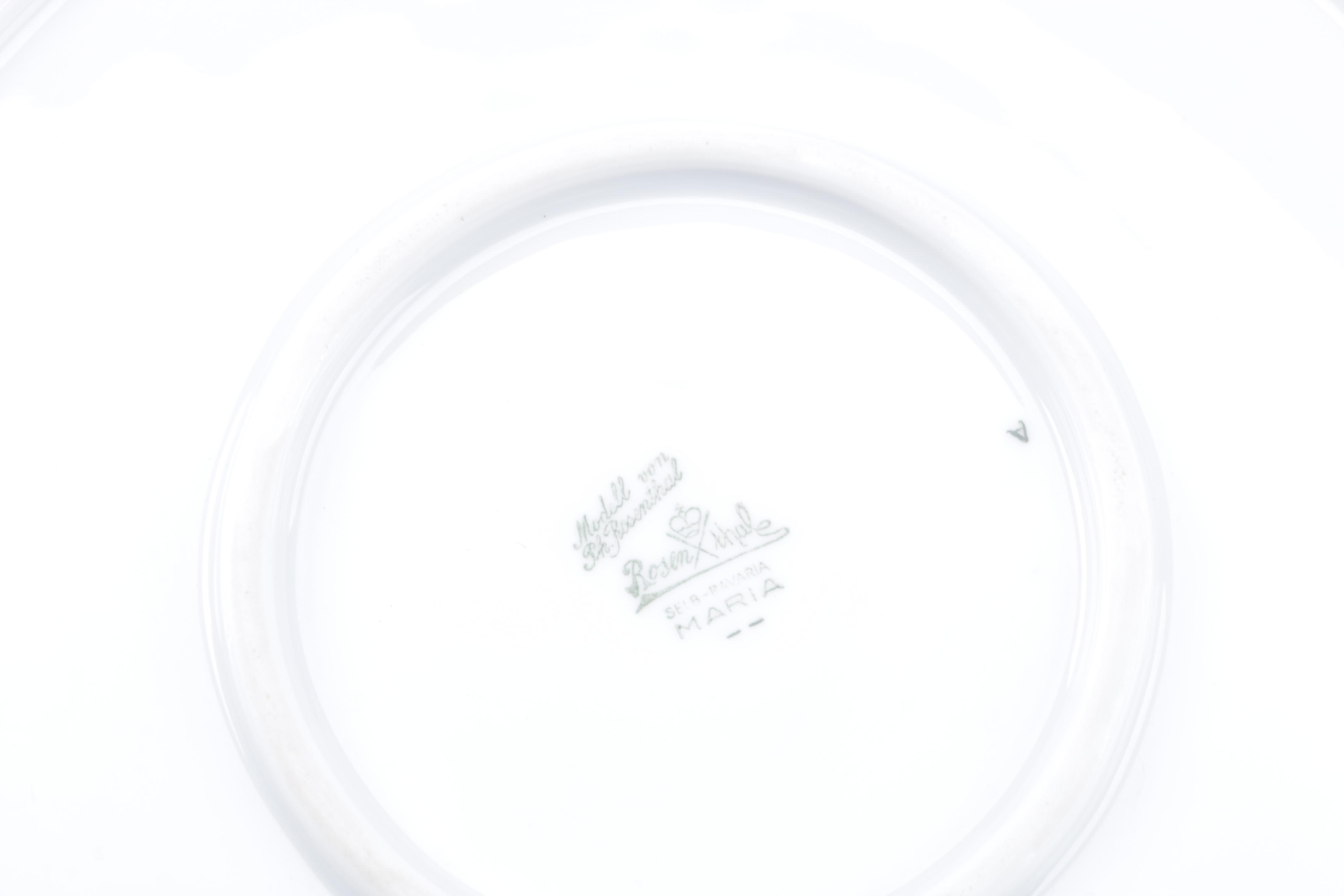 Porcelain Serveware Including Rosenthal