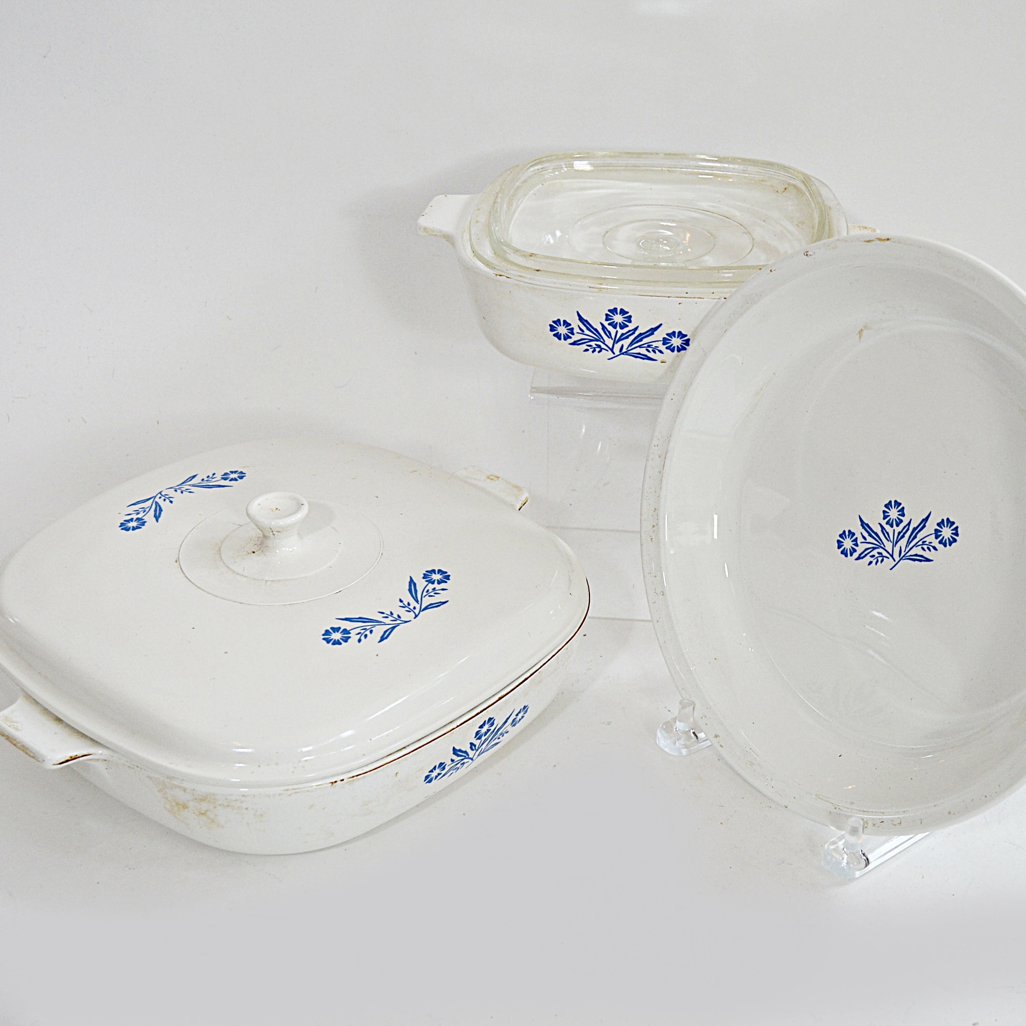 Corning Ware "Cornflower Blue" Cookware