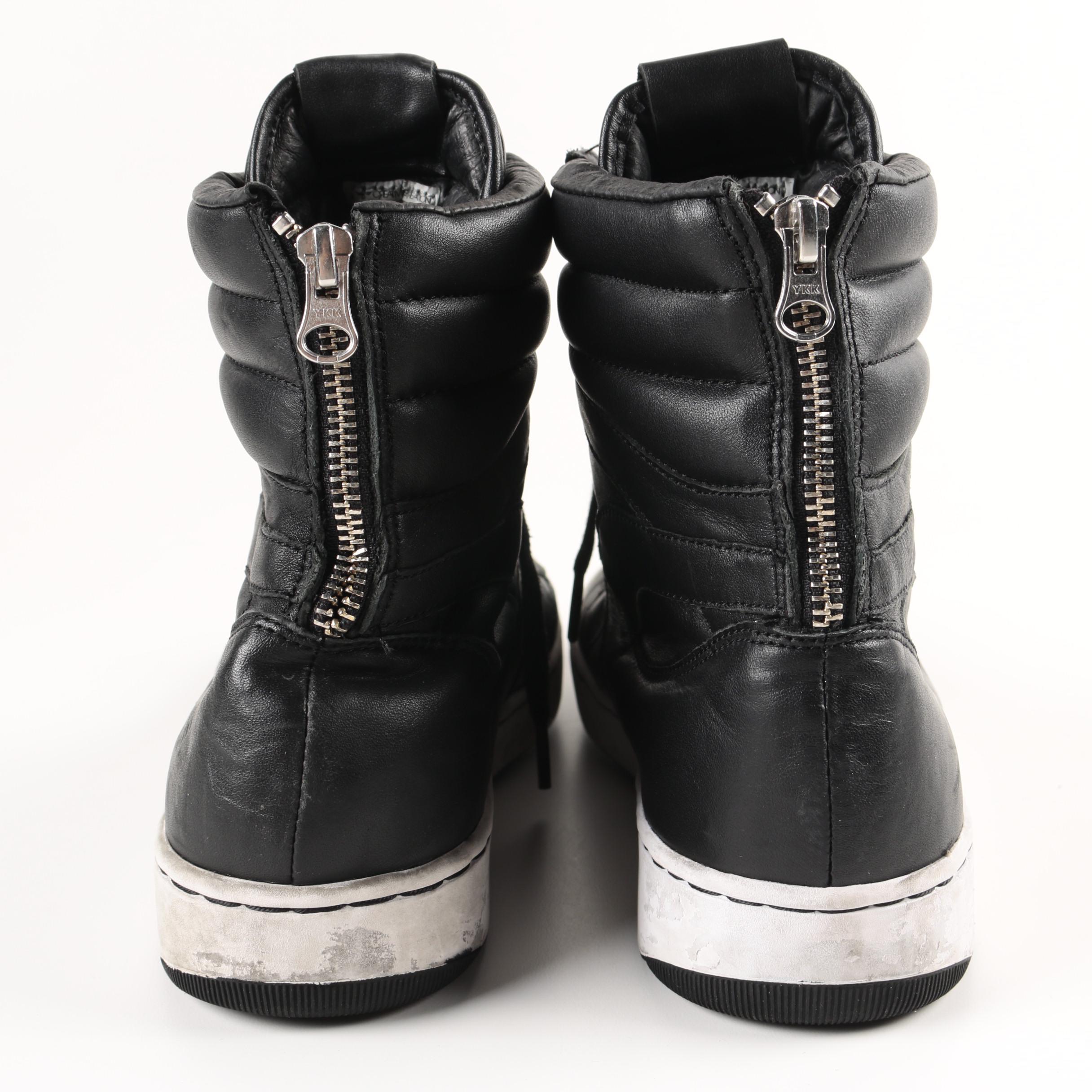 Men's Creative Recreation Black High Top Sneakers