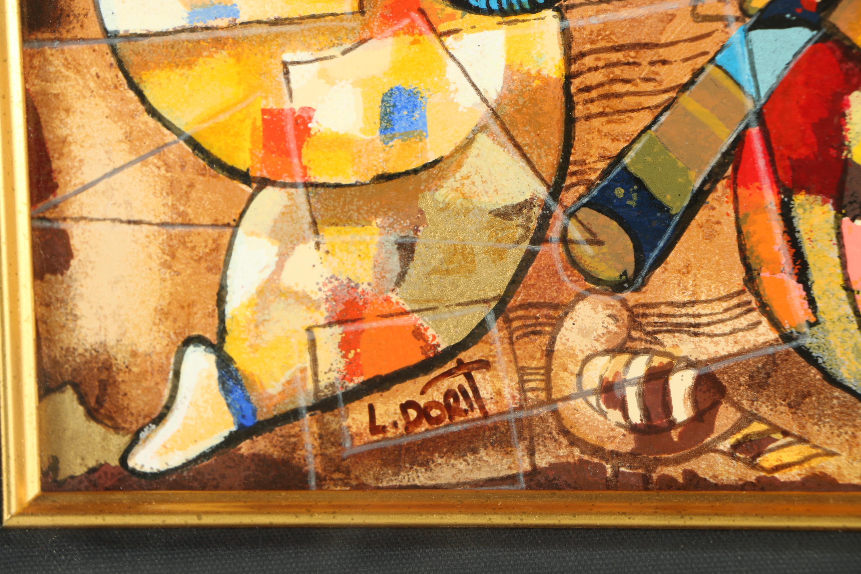 Dorit Levi Serigraph on Paper "Musical Interlude"