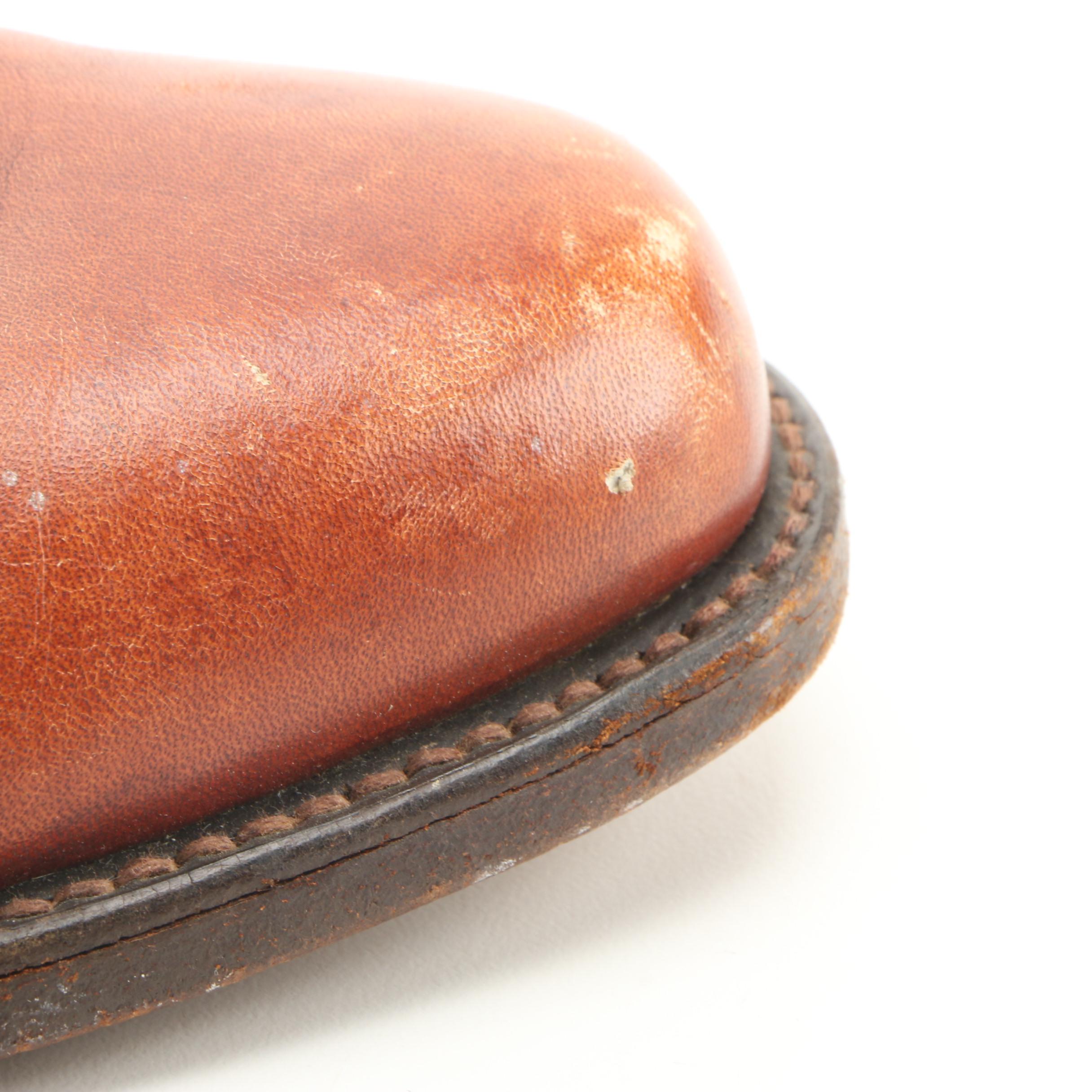 Frye Brown Leather Campus Boots