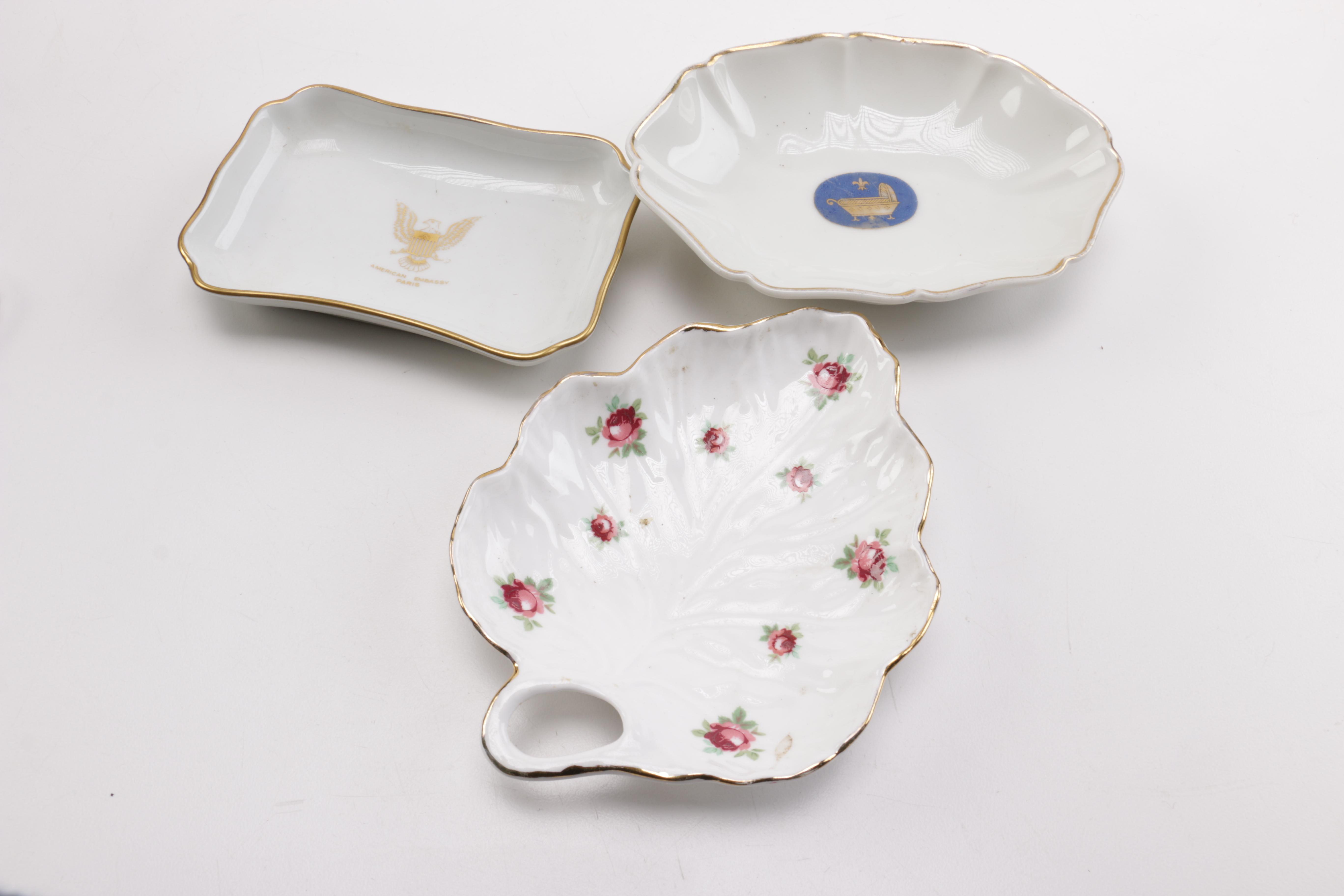 Vintage Porcelain and Glass Tableware Collection
