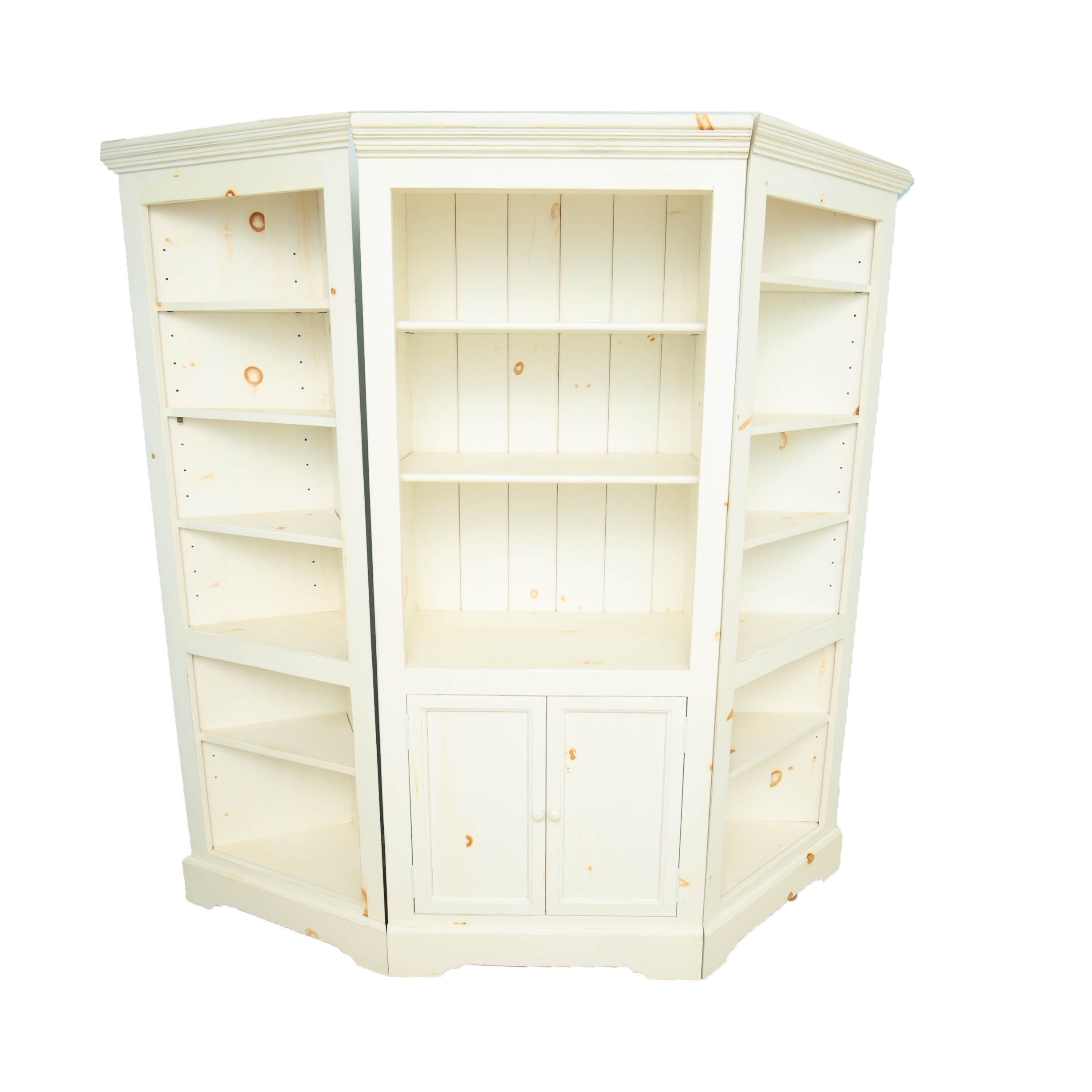 Wexford Three Sided Painted Pine Cabinet