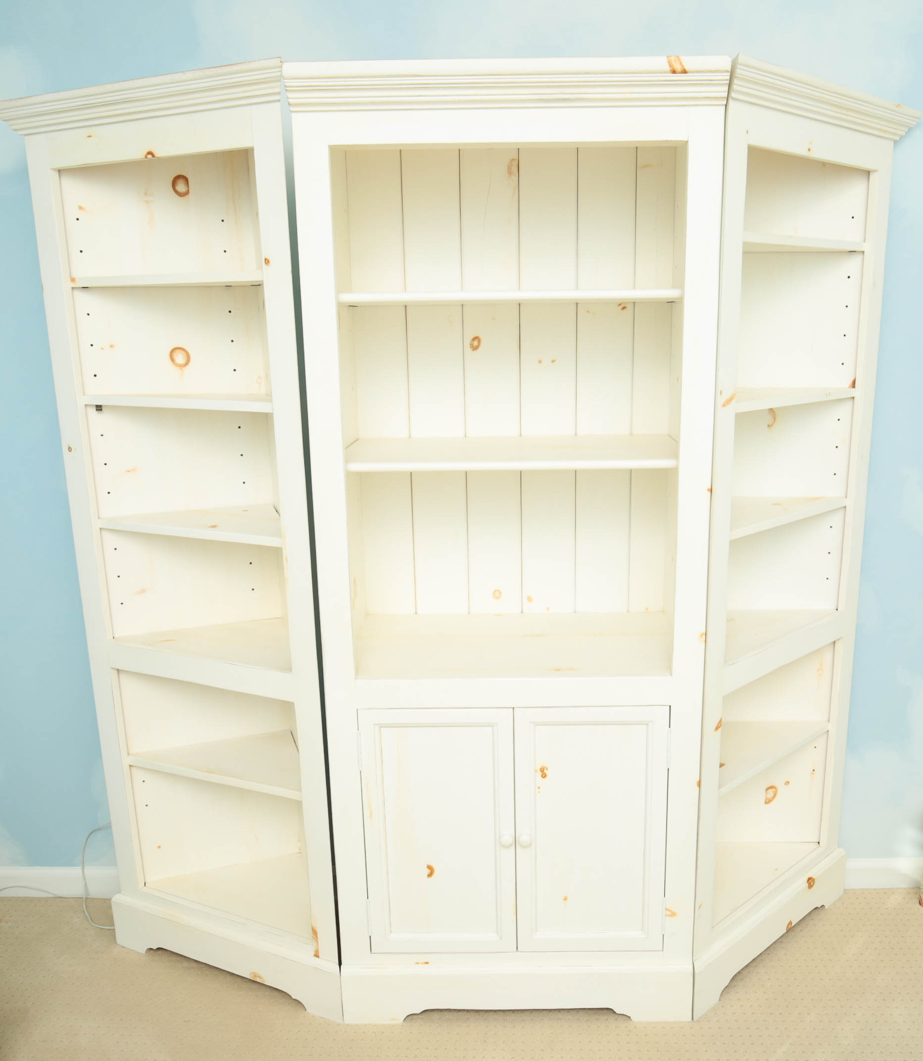 Wexford Three Sided Painted Pine Cabinet