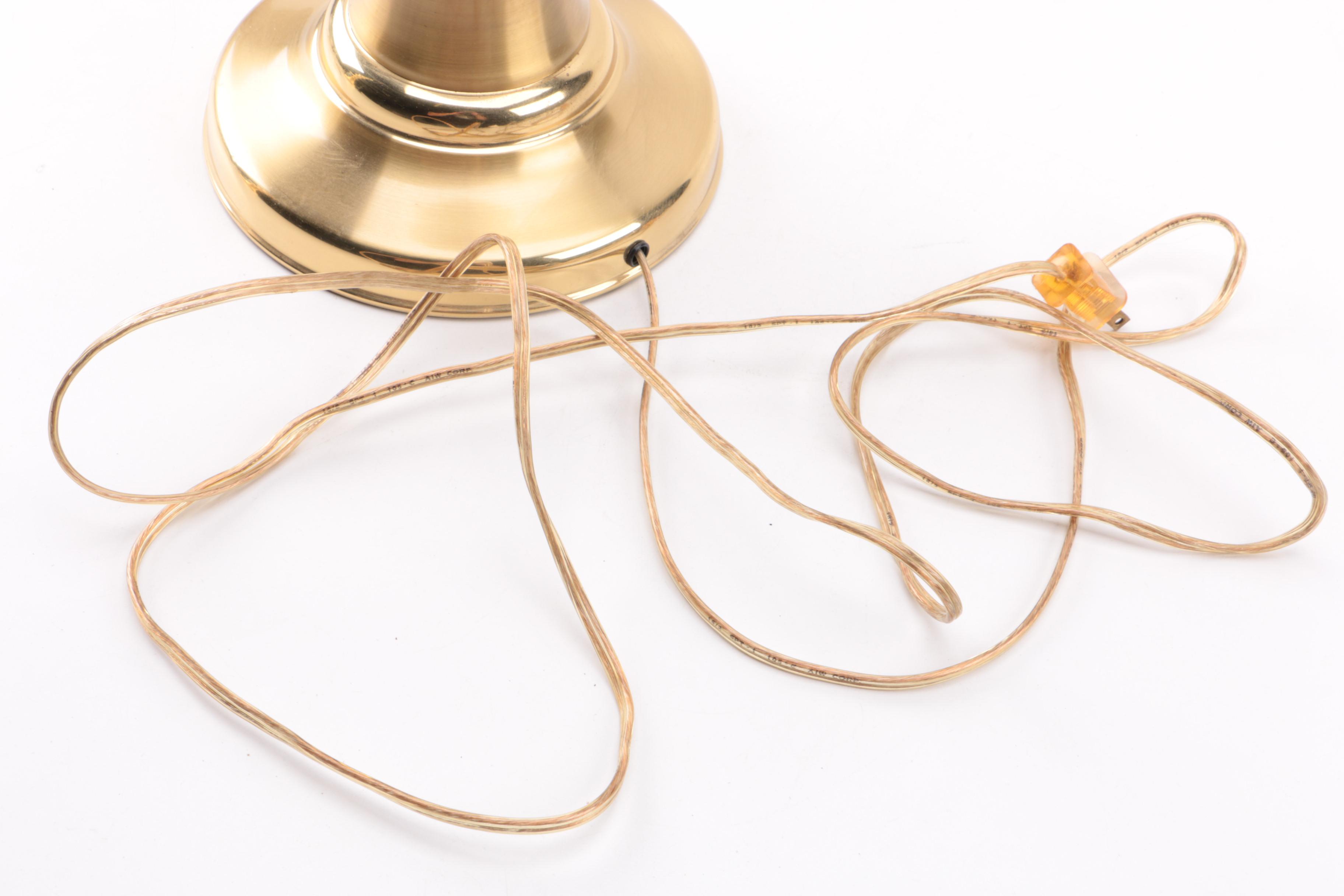 Pair of Brass Table Lamps