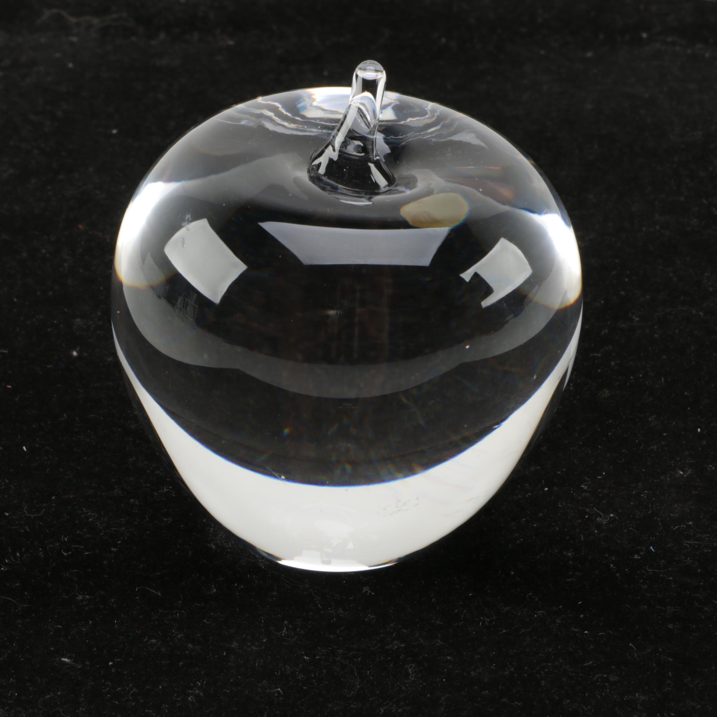 Tiffany & Co. Crystal Apple