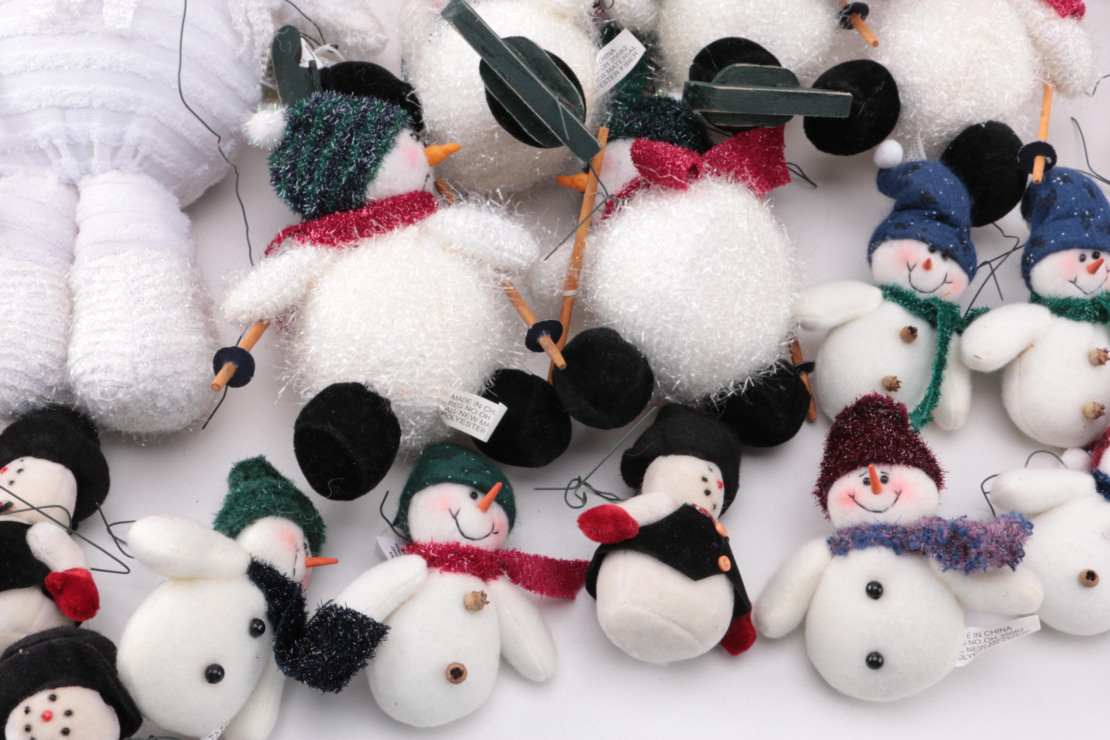 Plush Snowman Assortment