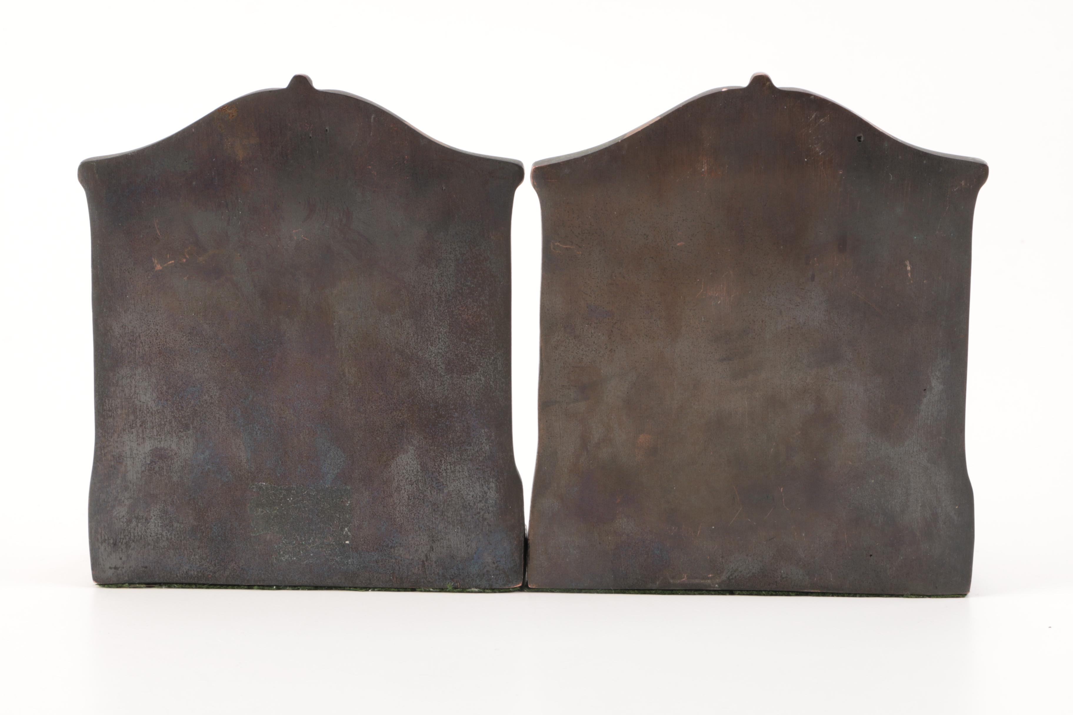 Cast Iron Masonic Bookends