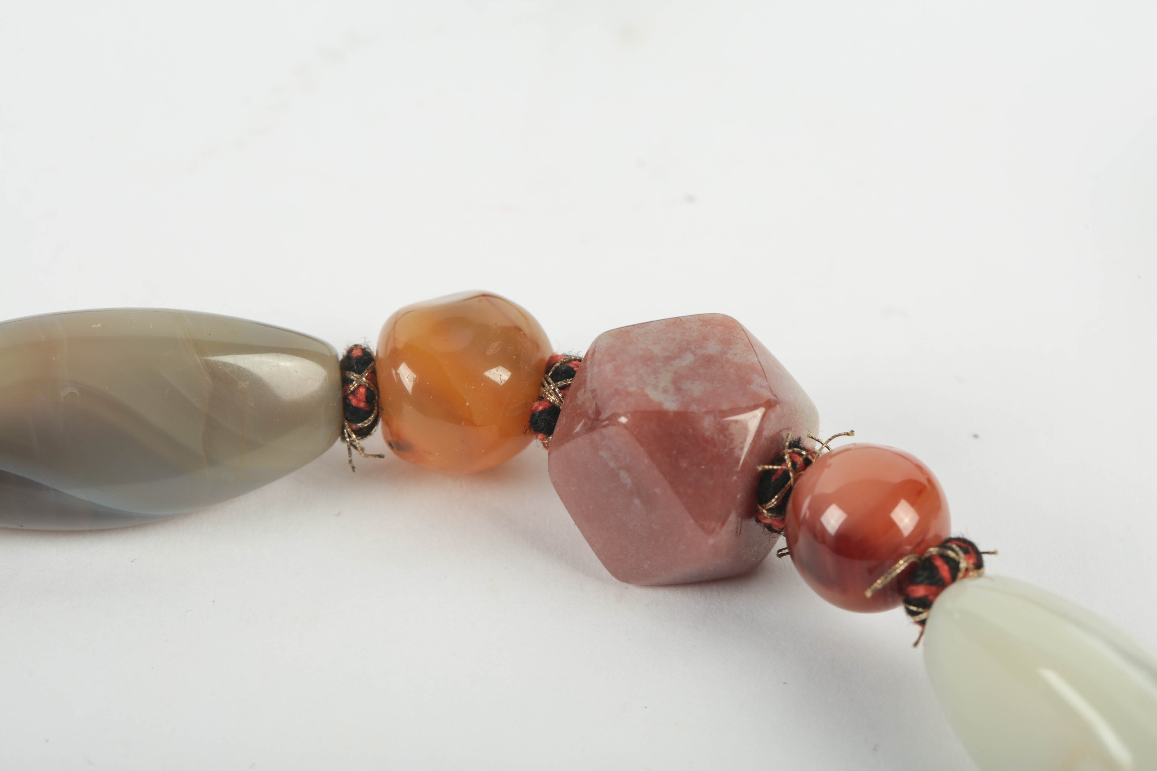 Stone Dangle Earrings, Necklace and Pin