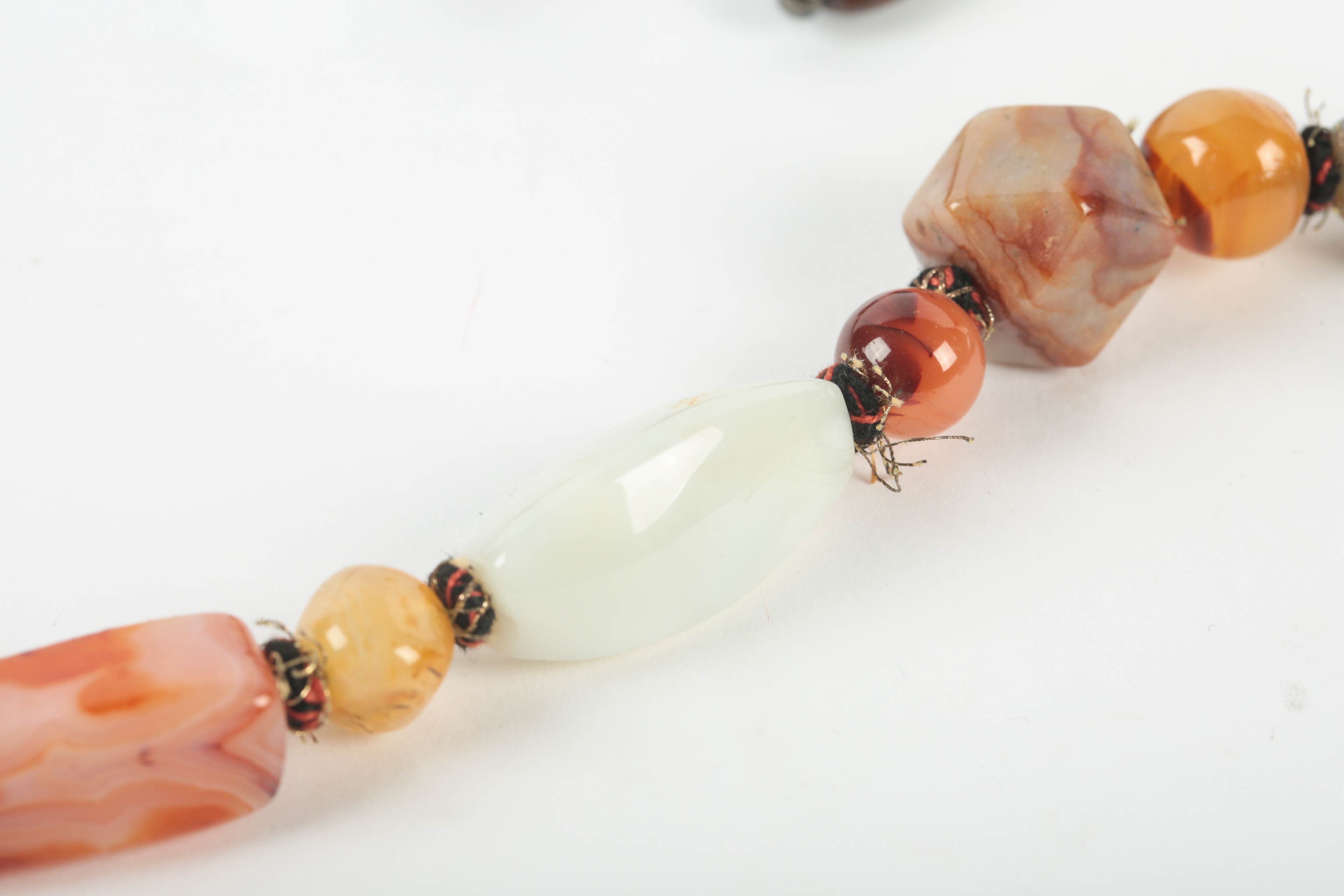 Stone Dangle Earrings, Necklace and Pin