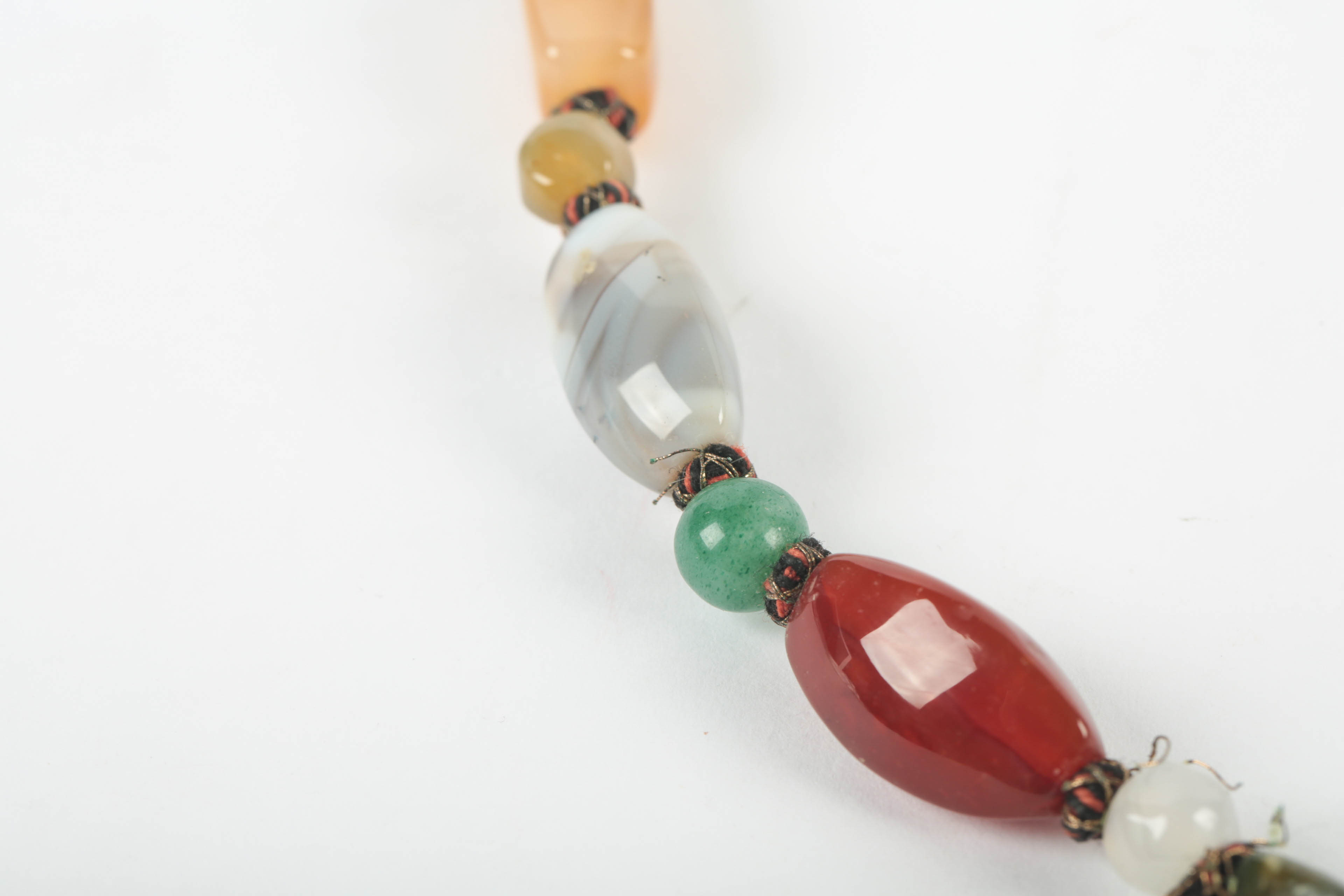 Stone Dangle Earrings, Necklace and Pin