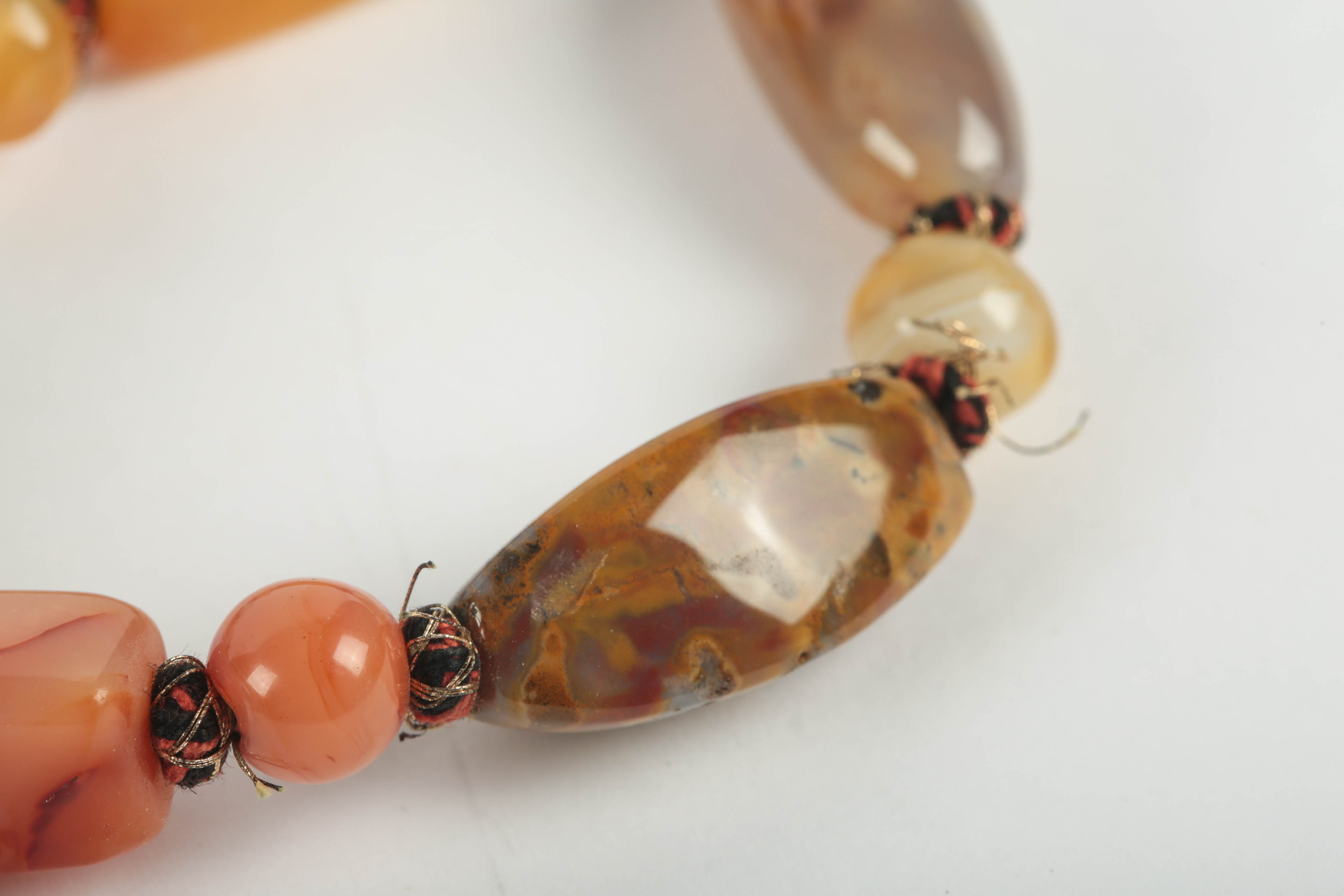 Stone Dangle Earrings, Necklace and Pin