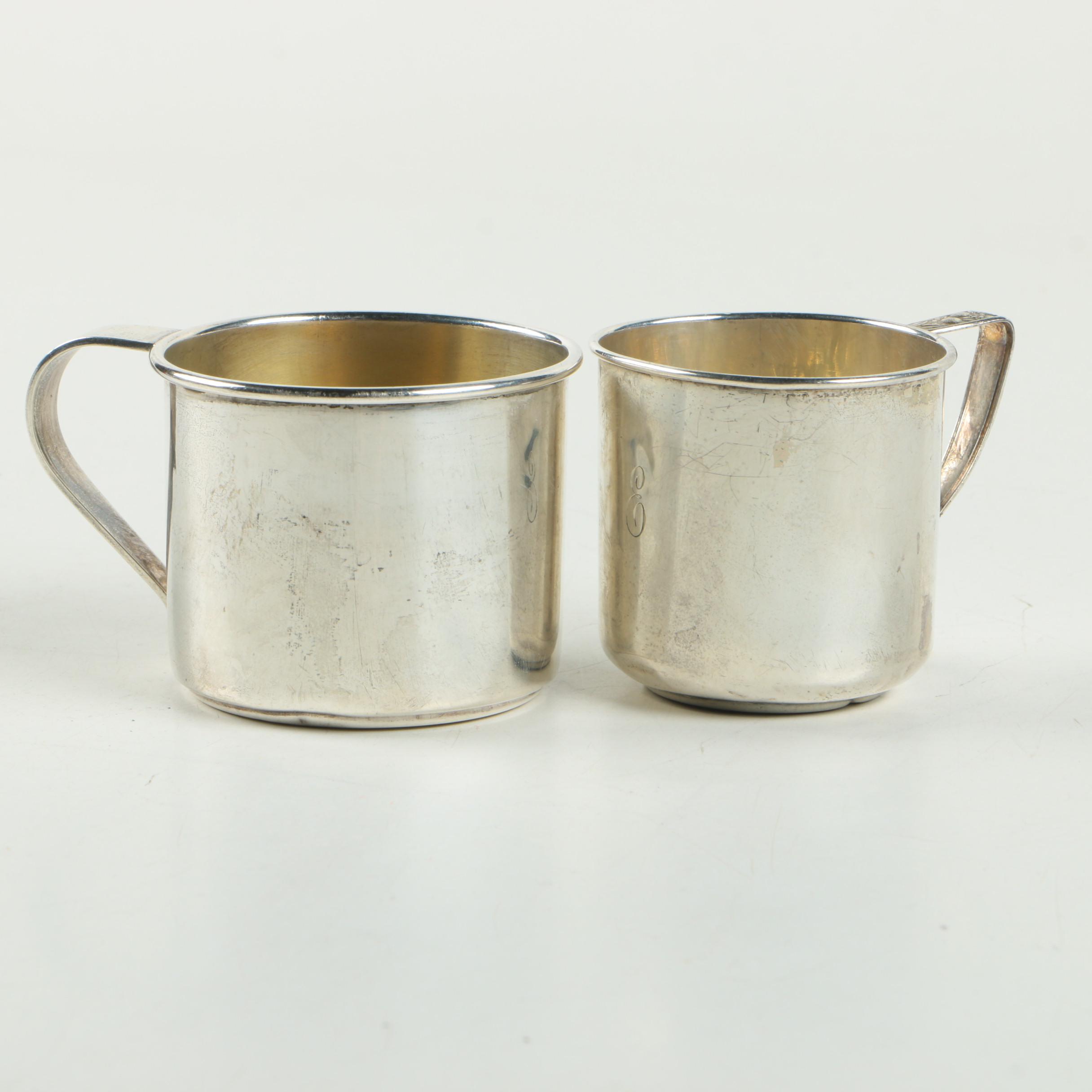 Wolfenden Silver Co. and Other Sterling Silver Baby Cups