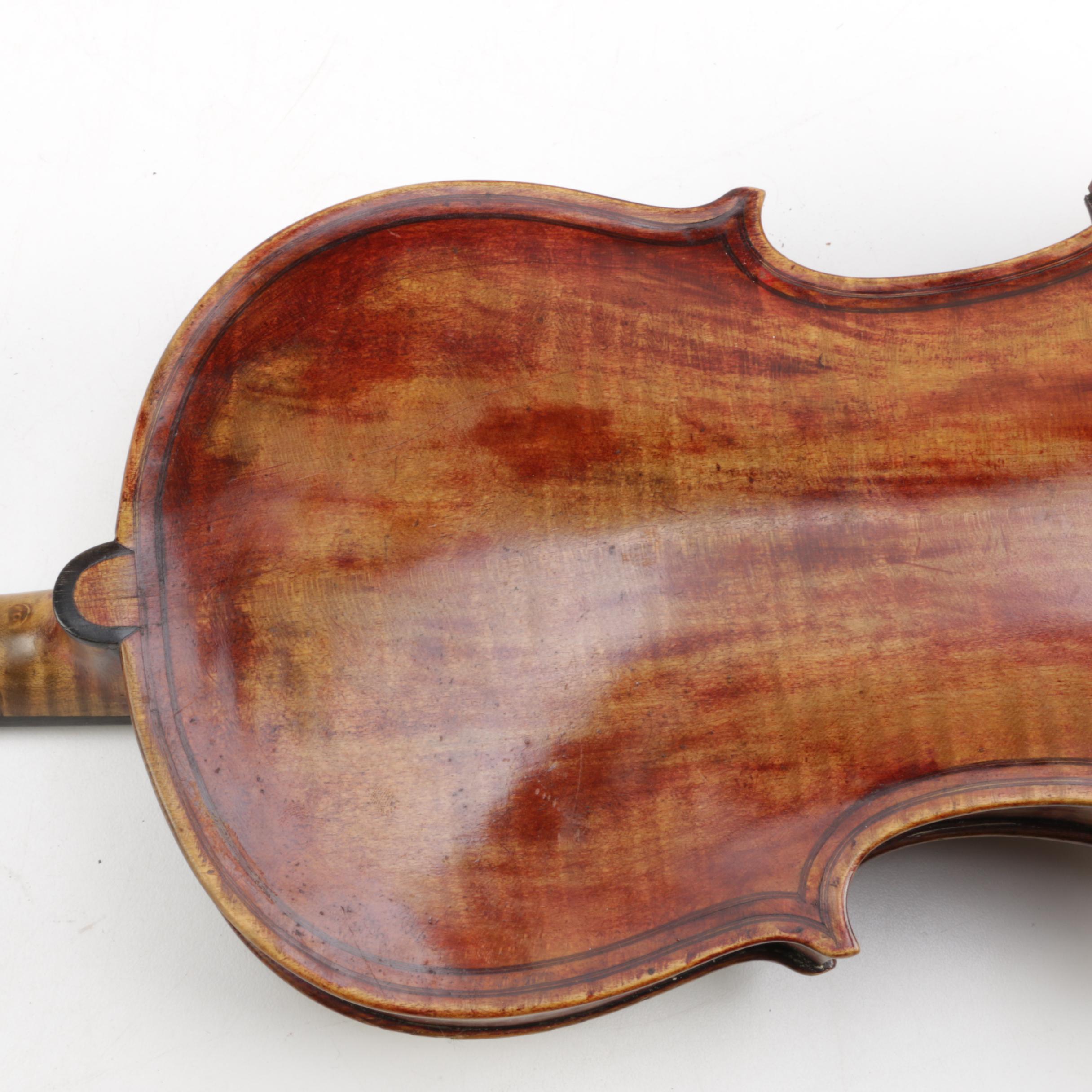 19th Century Scottish Maggini Reproduction Violin Outfit