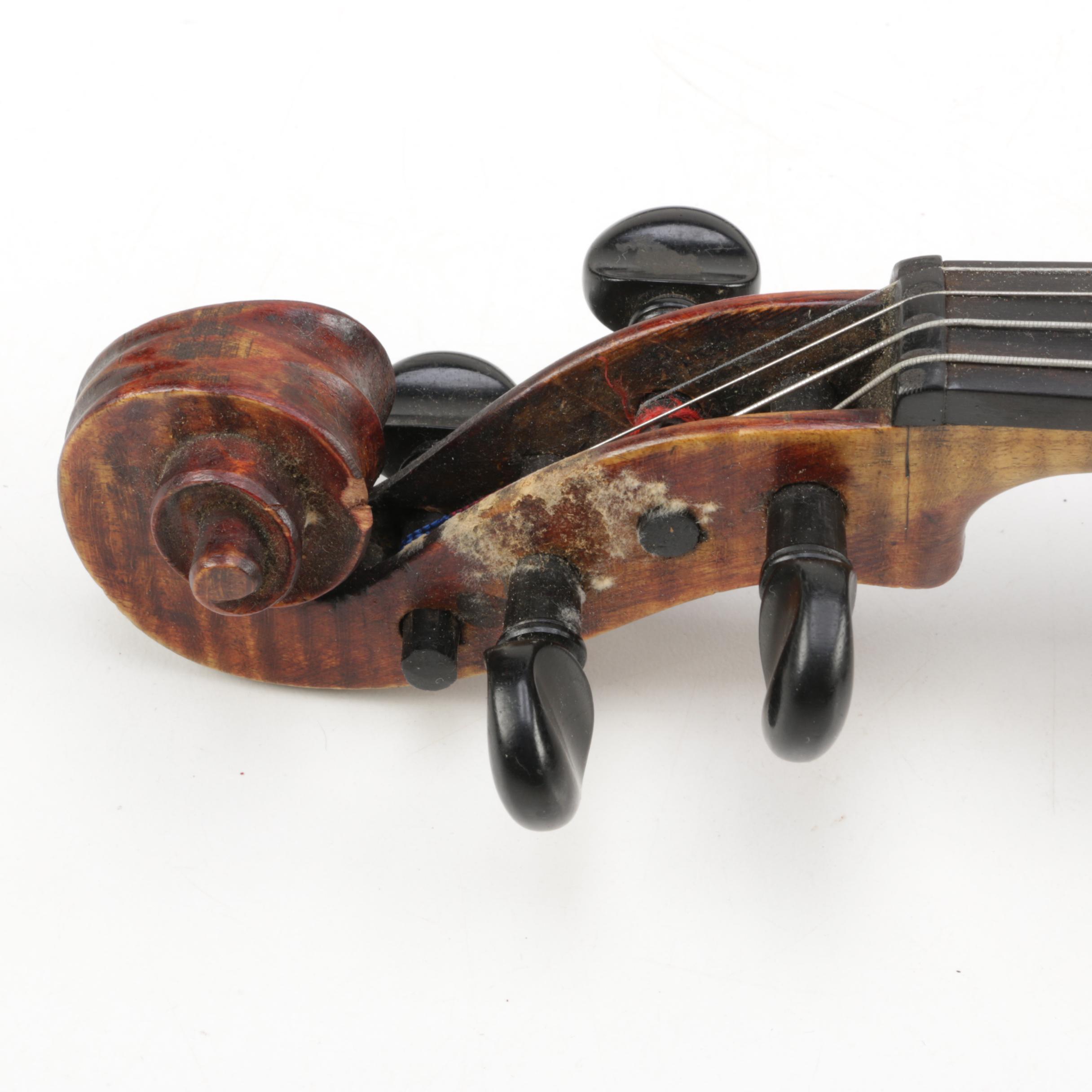 19th Century Scottish Maggini Reproduction Violin Outfit