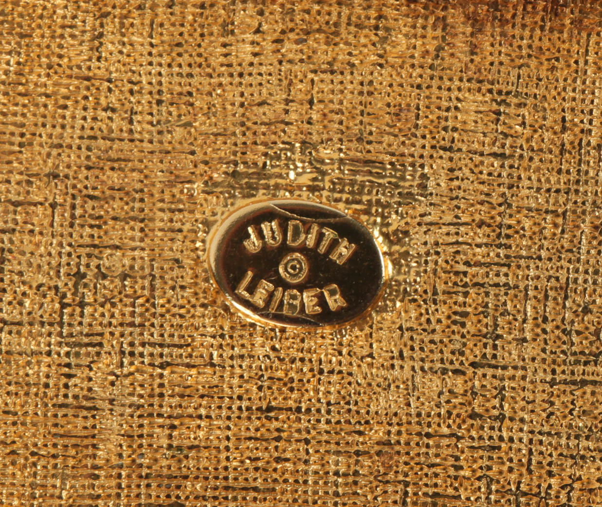 Judith Leiber Costume Gold Tone Statement Necklace