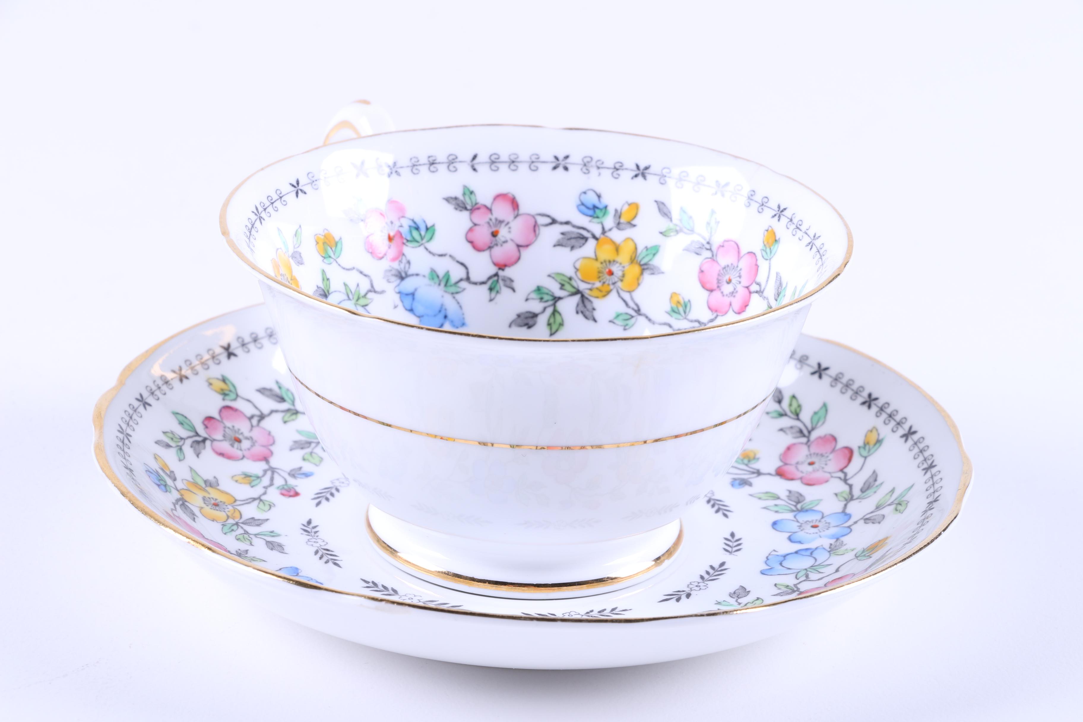 Vintage English Teacups and Saucers