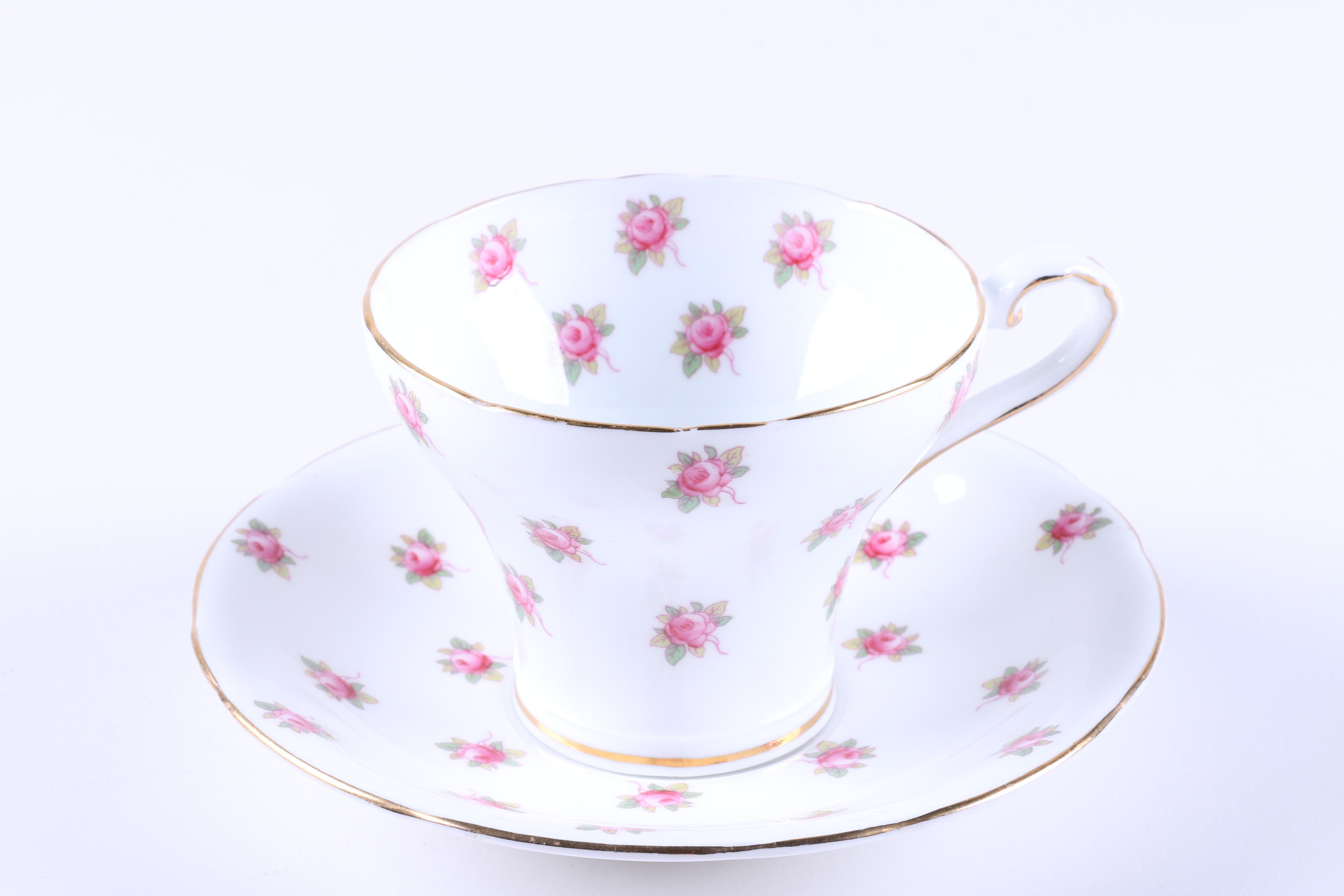 Vintage English Teacups and Saucers