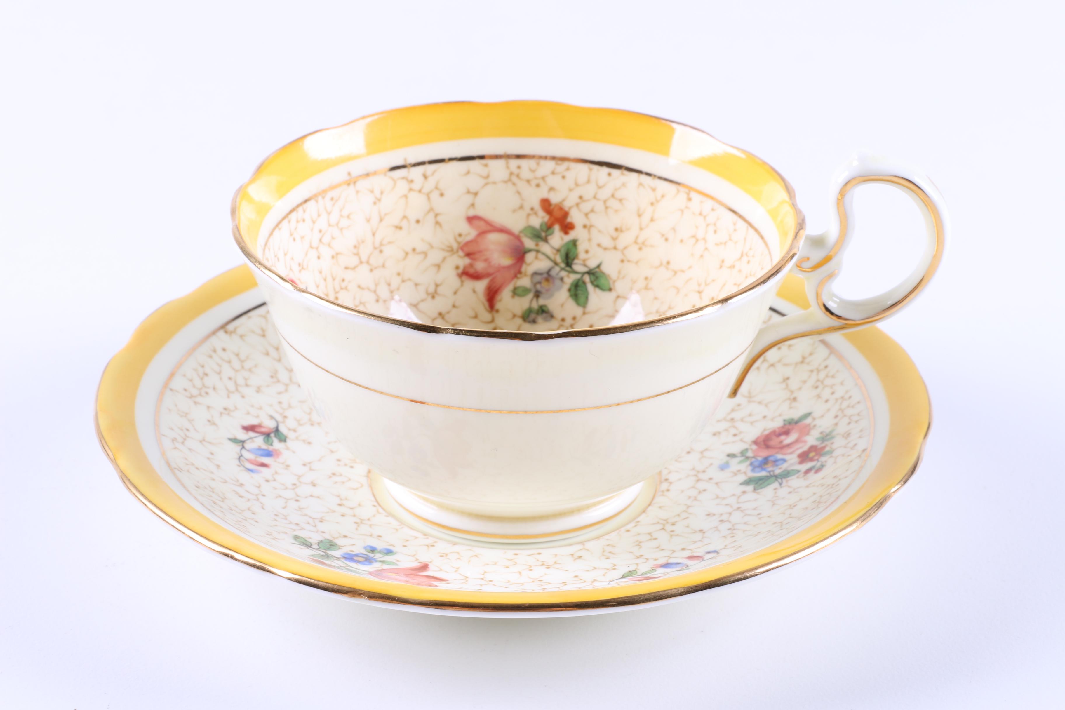 Vintage English Teacups and Saucers