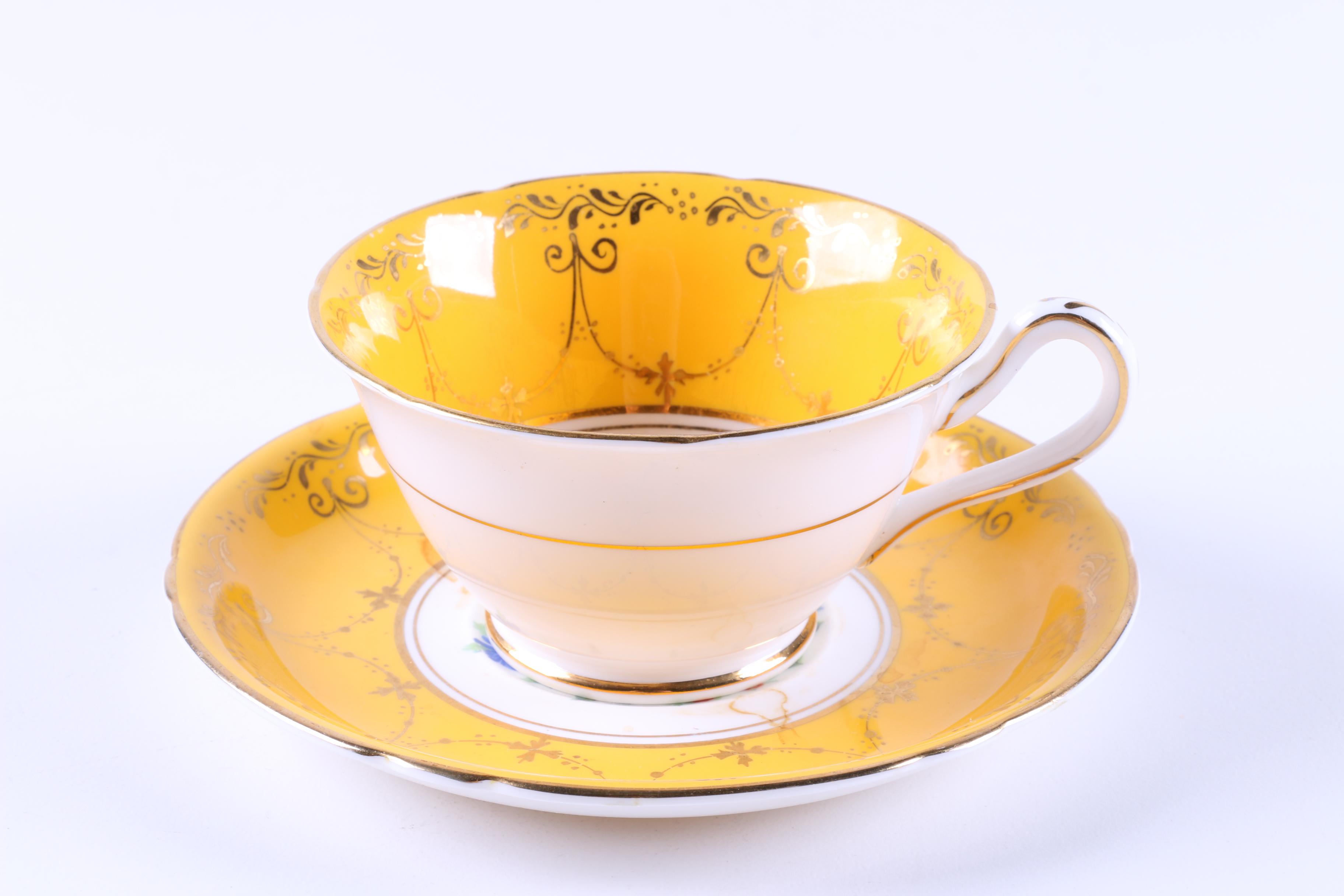 Vintage English Teacups and Saucers