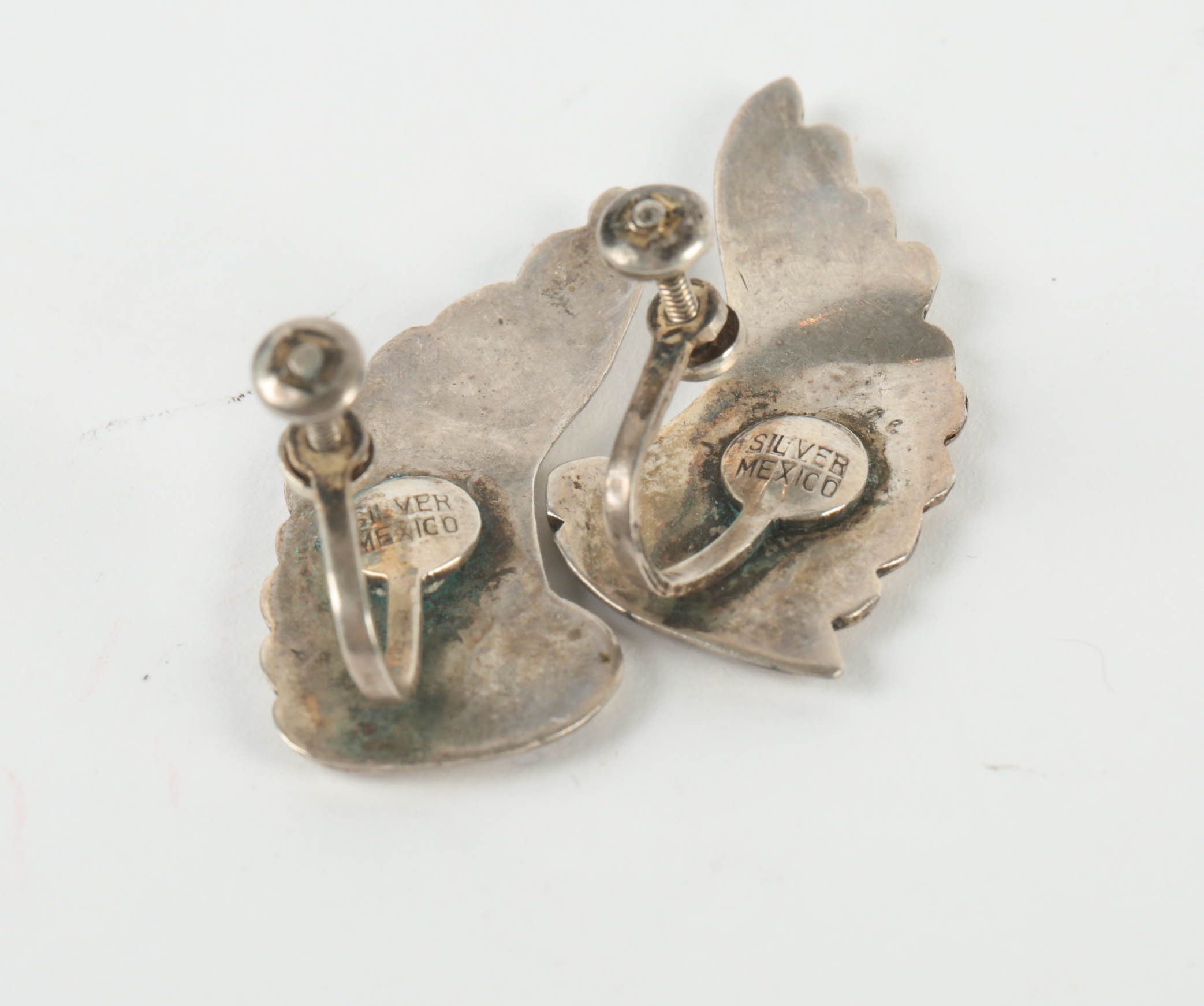 Mexican Modernist Sterling Silver Demi Parure