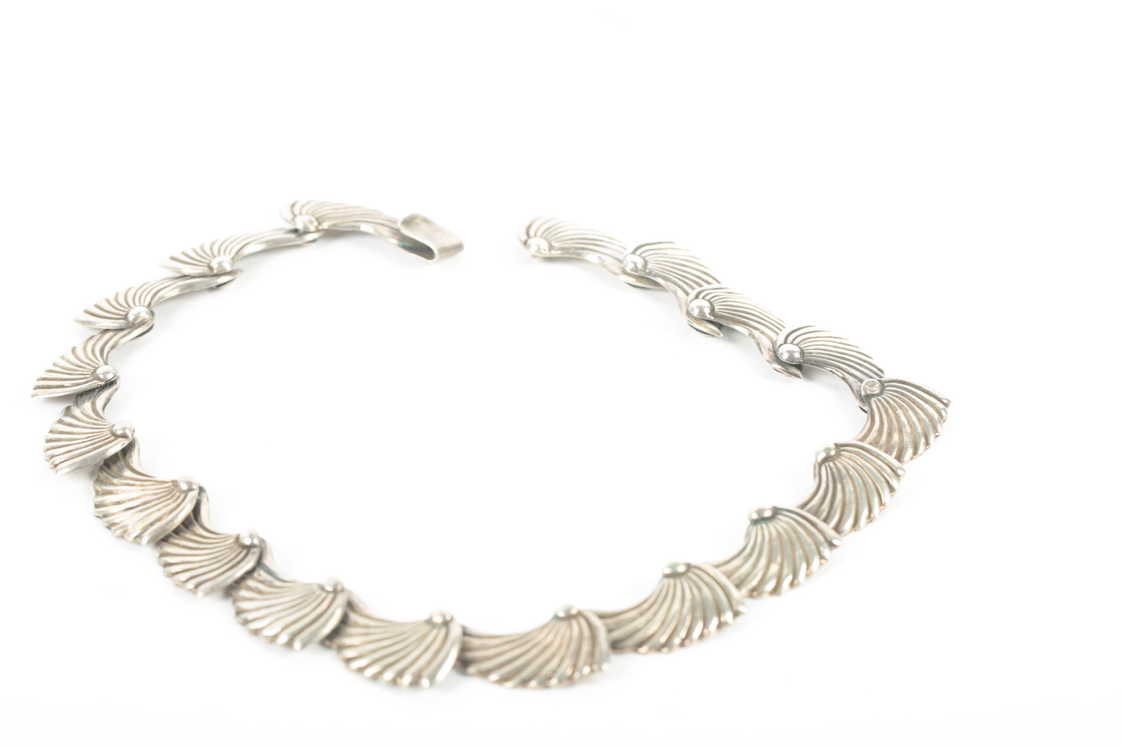 Mexican Modernist Sterling Silver Demi Parure