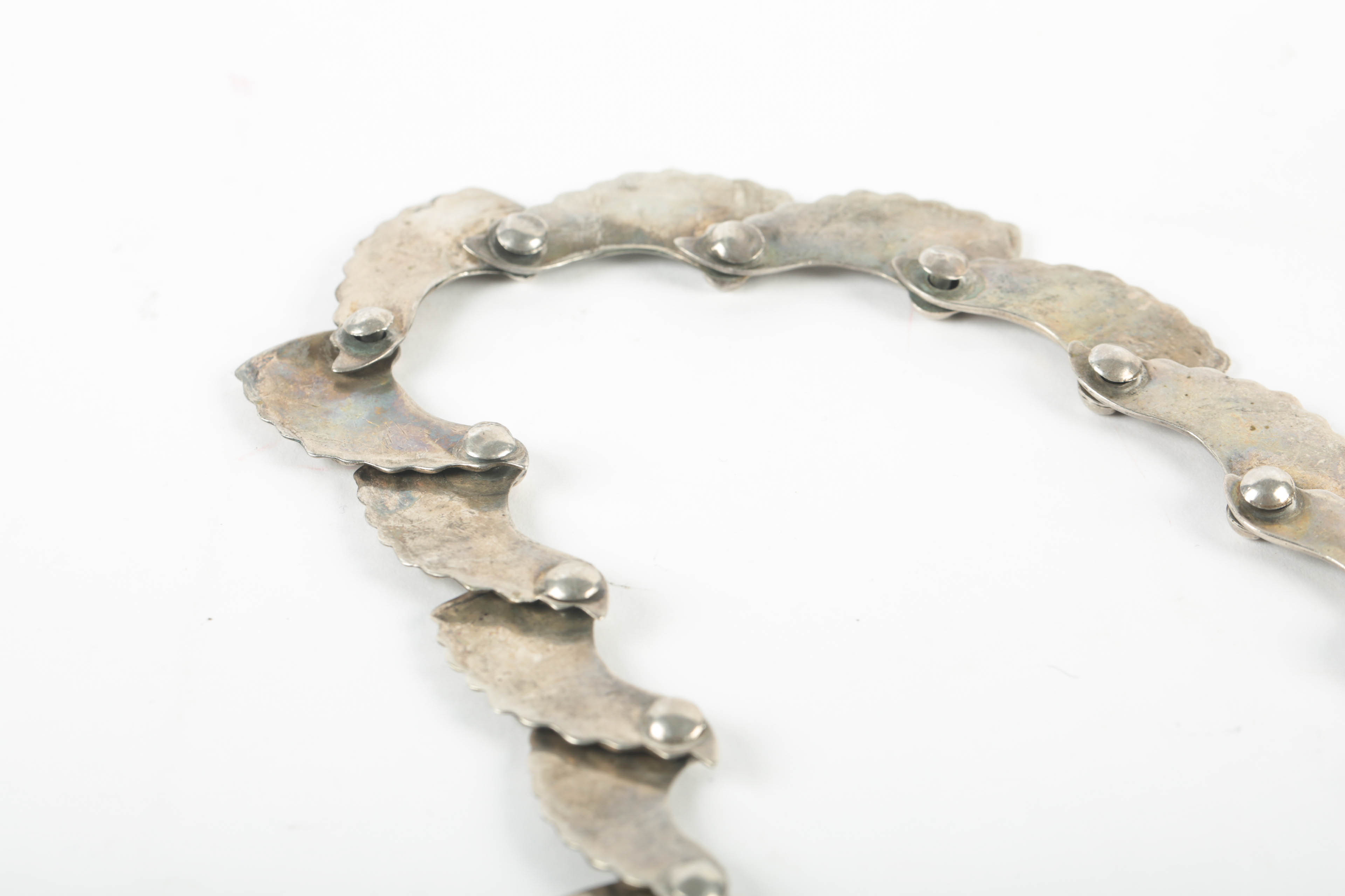 Mexican Modernist Sterling Silver Demi Parure