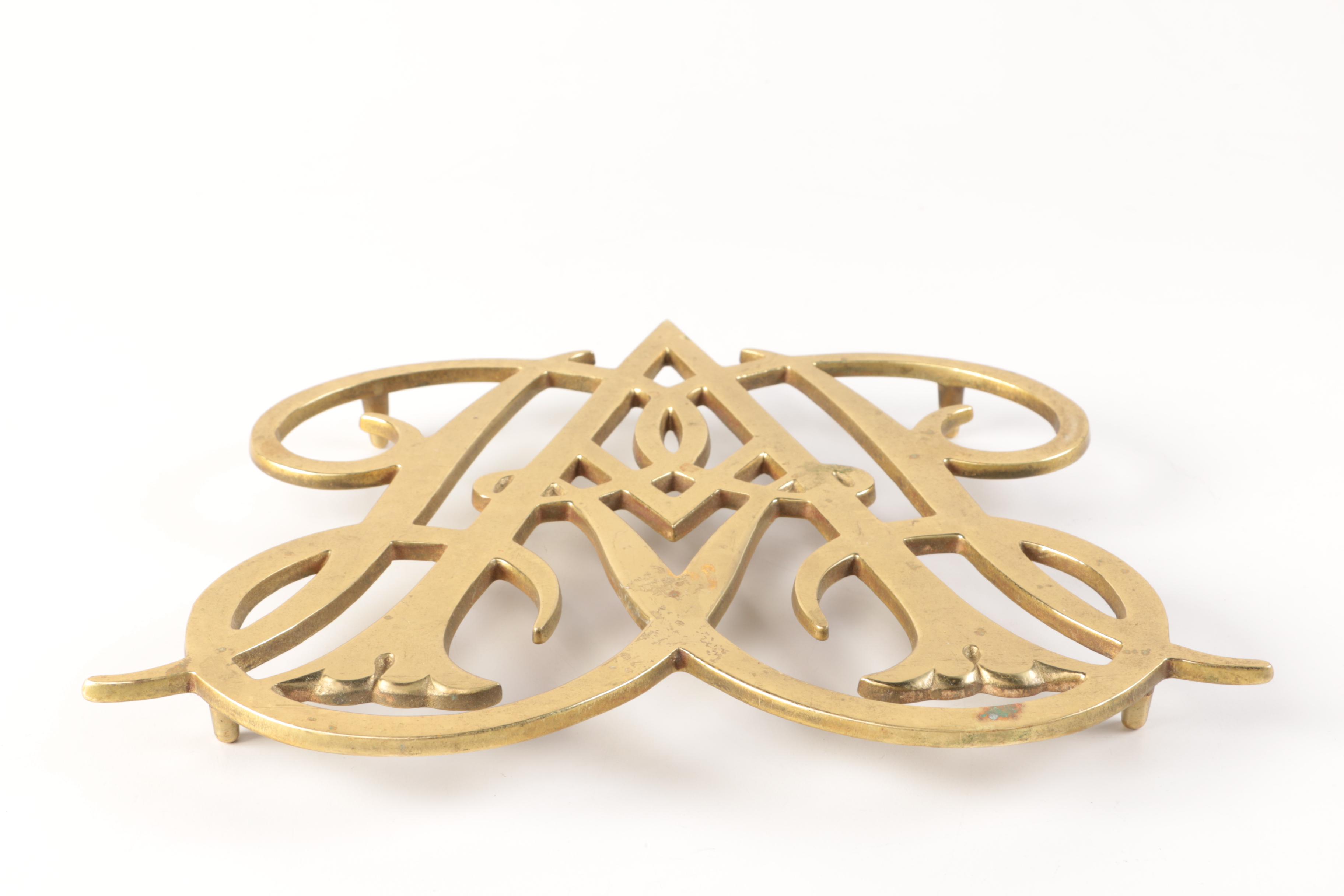 Virginia Metalcrafters Brass Colonial Williamsburg Trivets