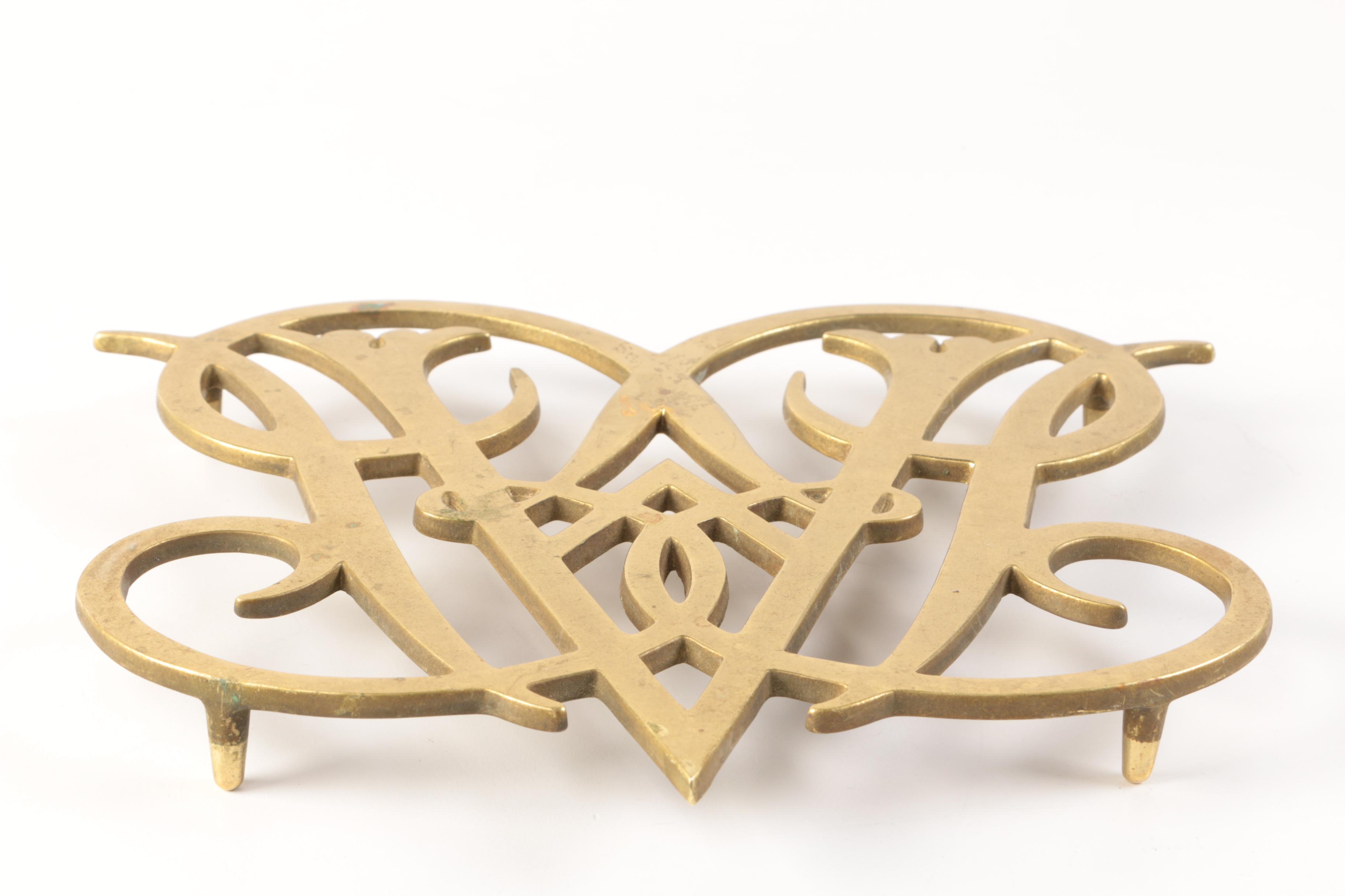 Virginia Metalcrafters Brass Colonial Williamsburg Trivets