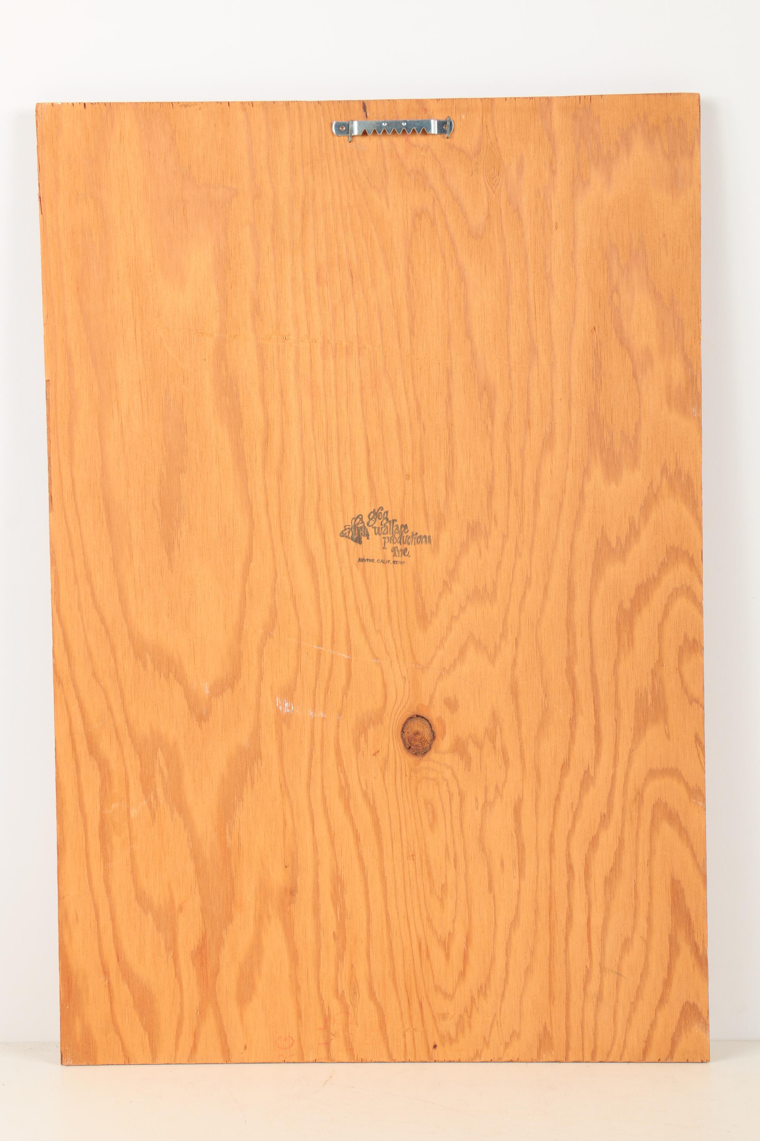 Offset Lithographs on Wood Panel After David Palladini "Aquarian Tarot"