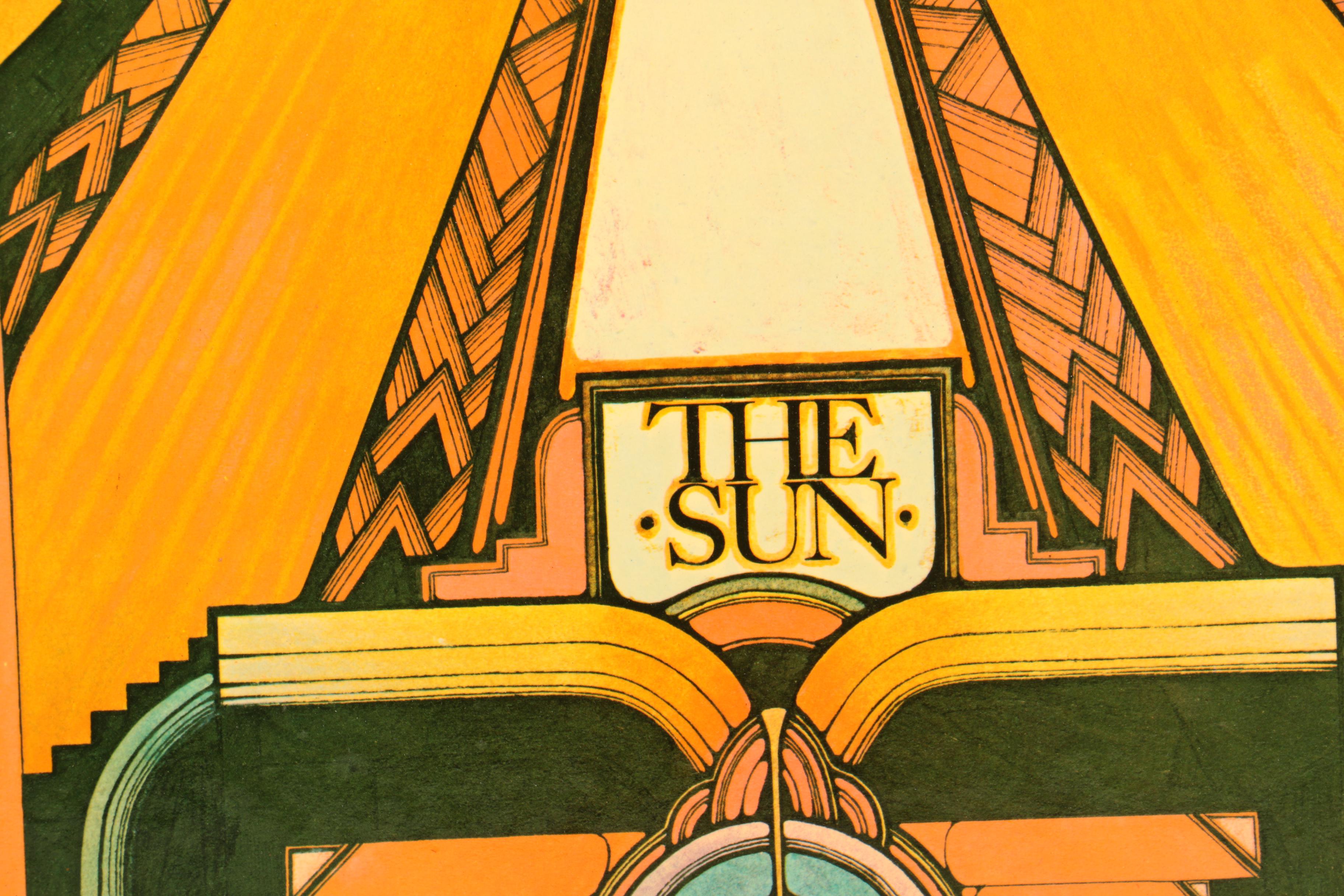 Offset Lithographs on Wood Panel After David Palladini "Aquarian Tarot"