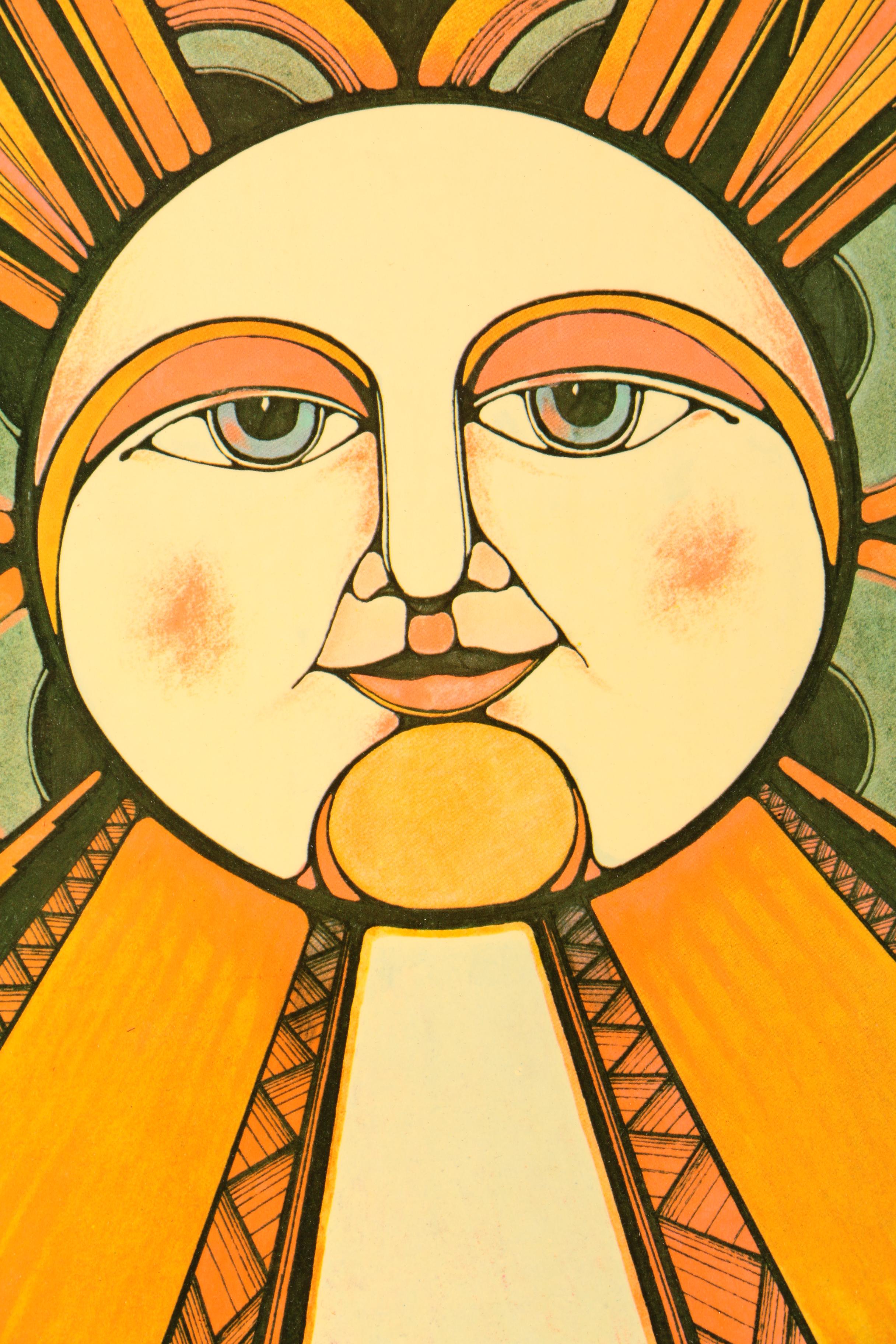 Offset Lithographs on Wood Panel After David Palladini "Aquarian Tarot"