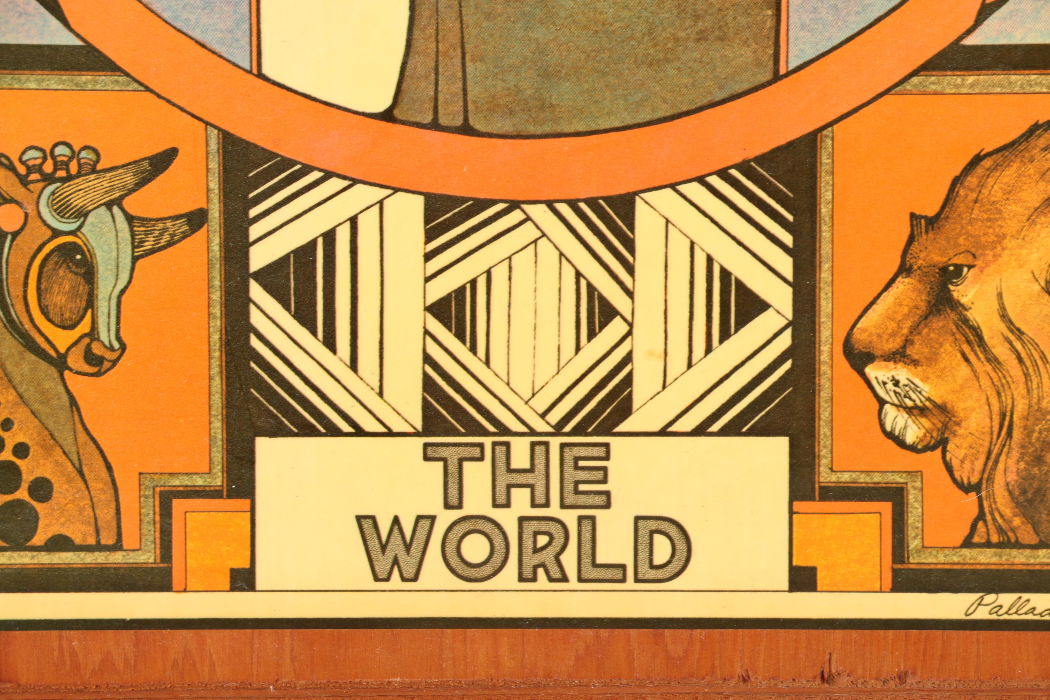 Offset Lithographs on Wood Panel After David Palladini "Aquarian Tarot"