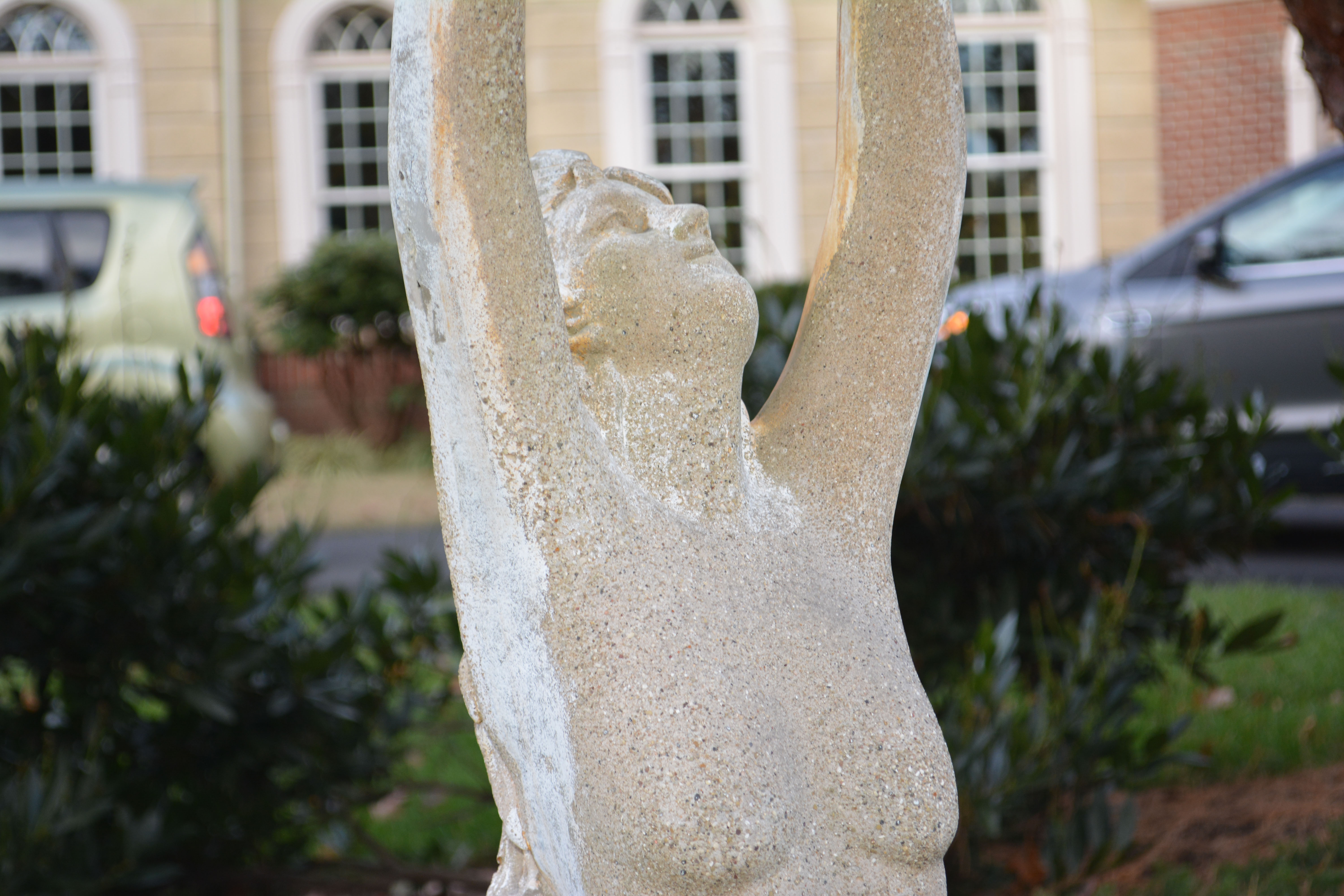 Frontgate Woman Bird Bath Statue