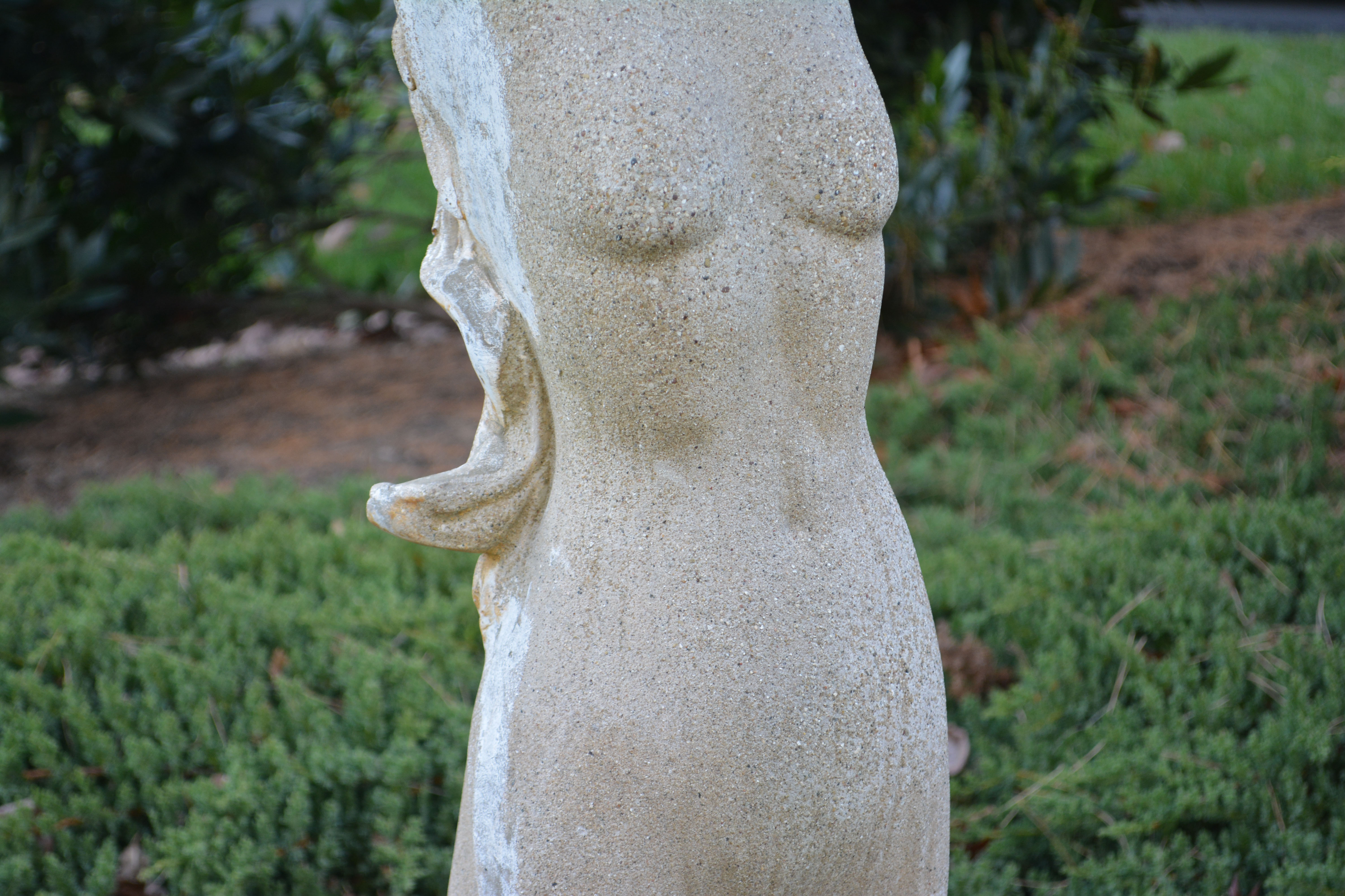 Frontgate Woman Bird Bath Statue