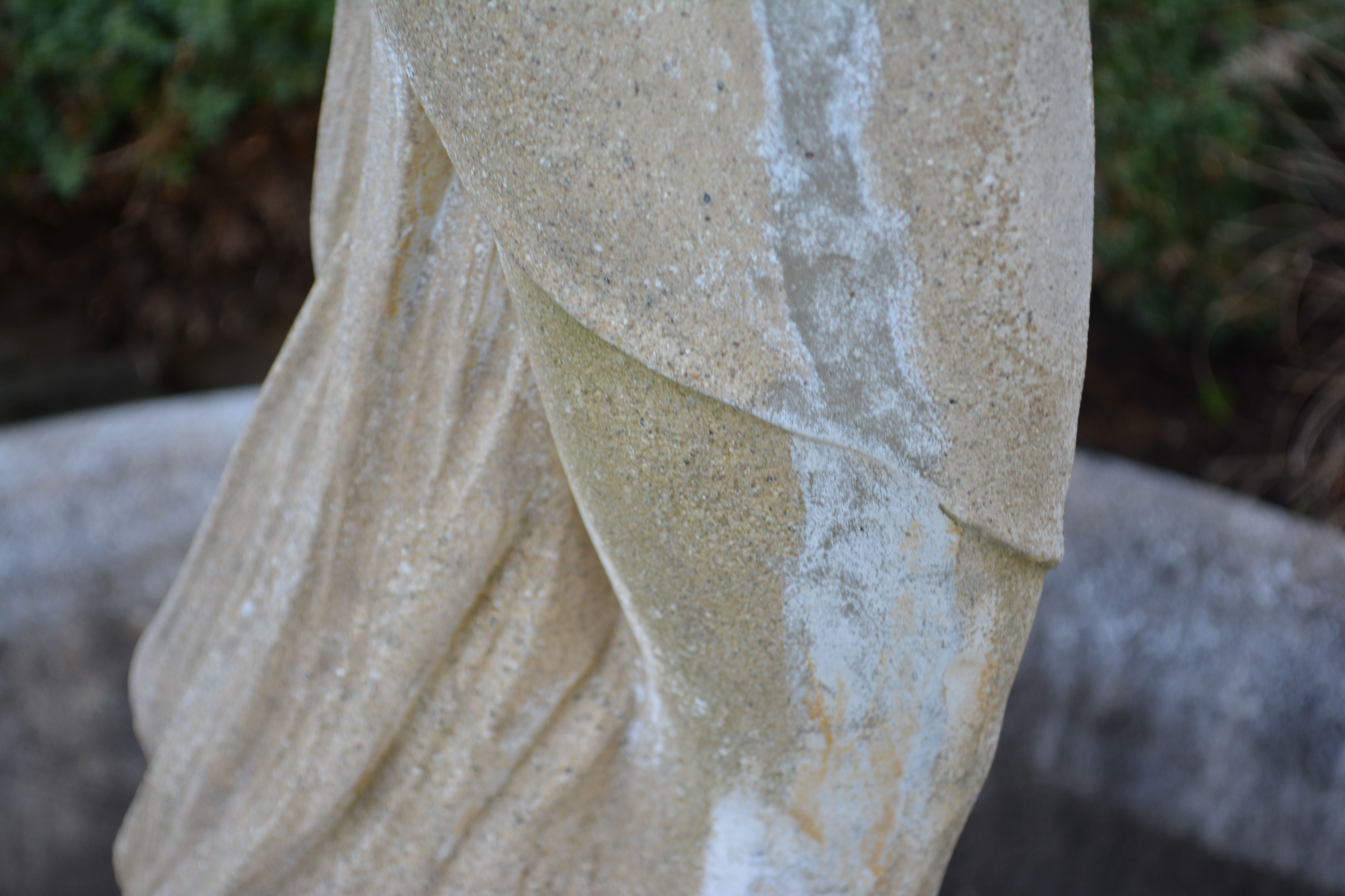 Frontgate Woman Bird Bath Statue