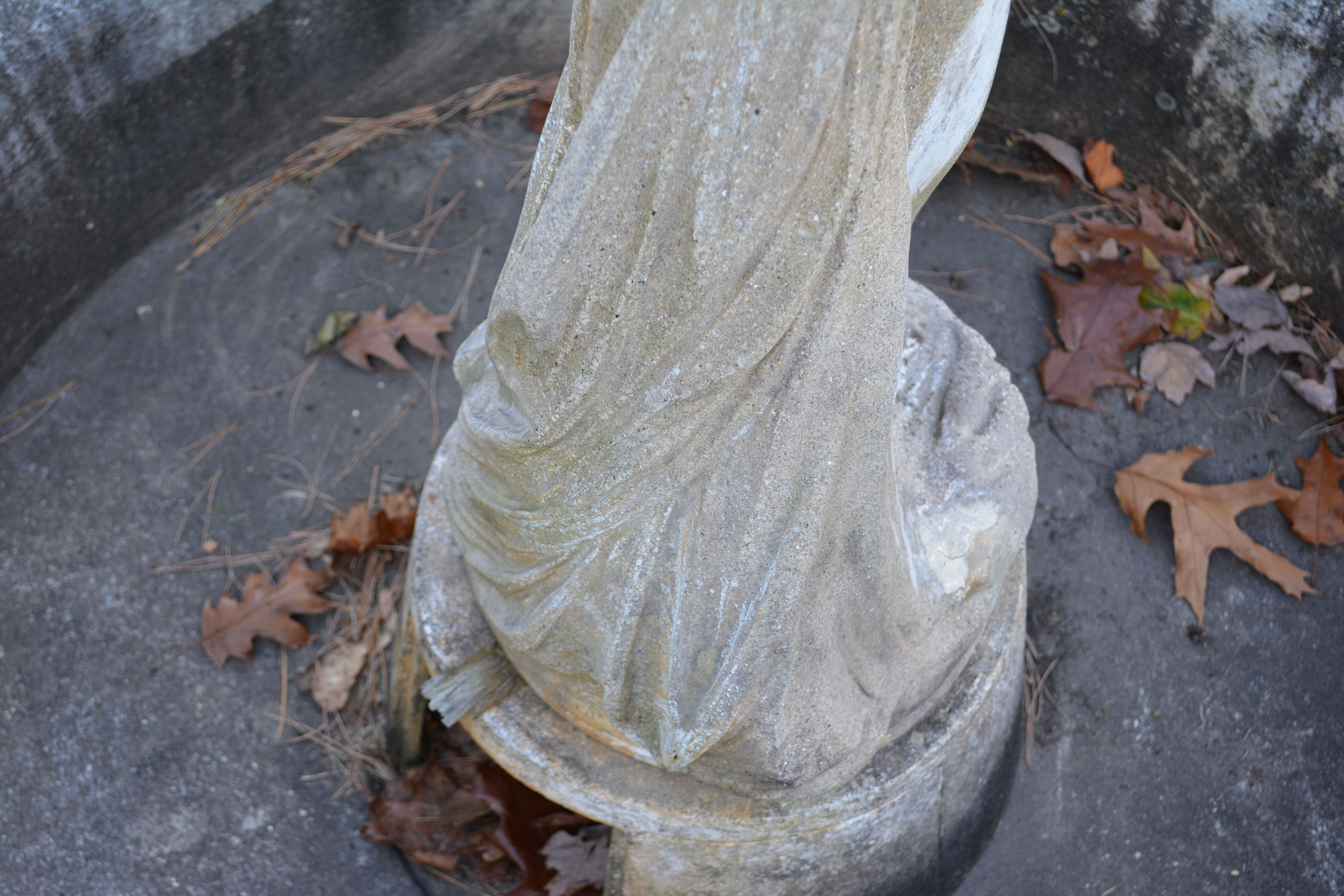 Frontgate Woman Bird Bath Statue