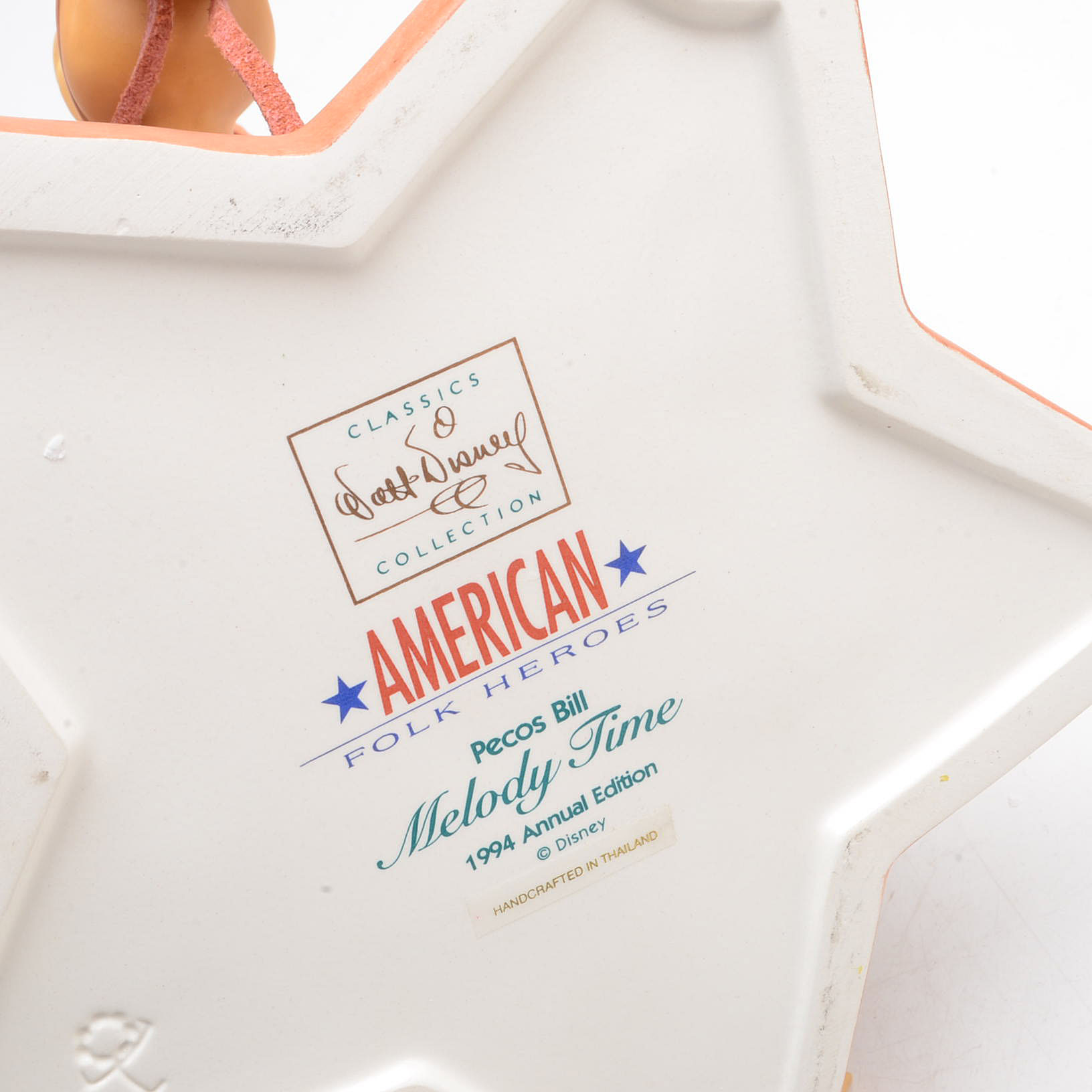 1994 Walt Disnet Collection Pecos Bill and Widowmaker Figurine