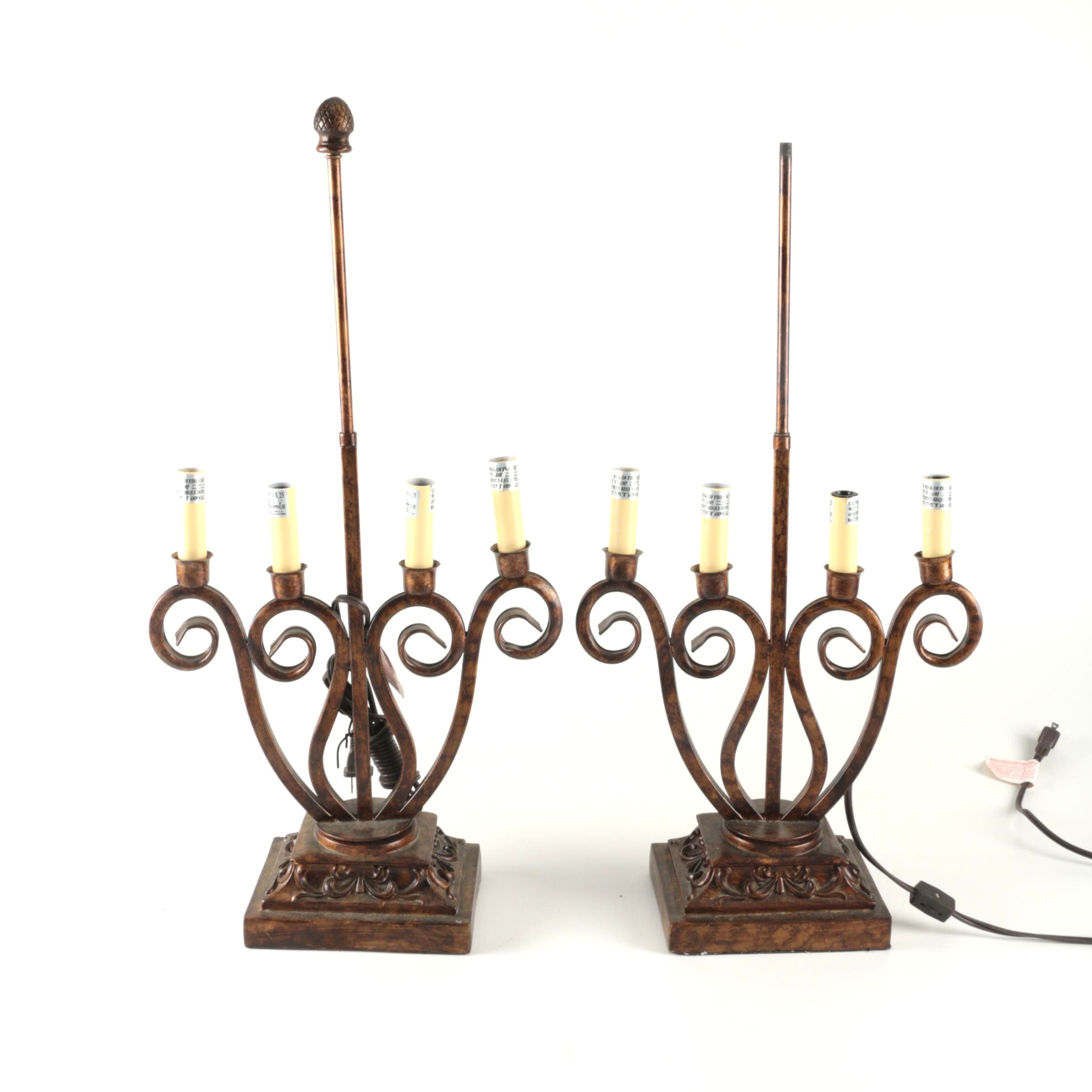 Candelabra Style Table Lamps