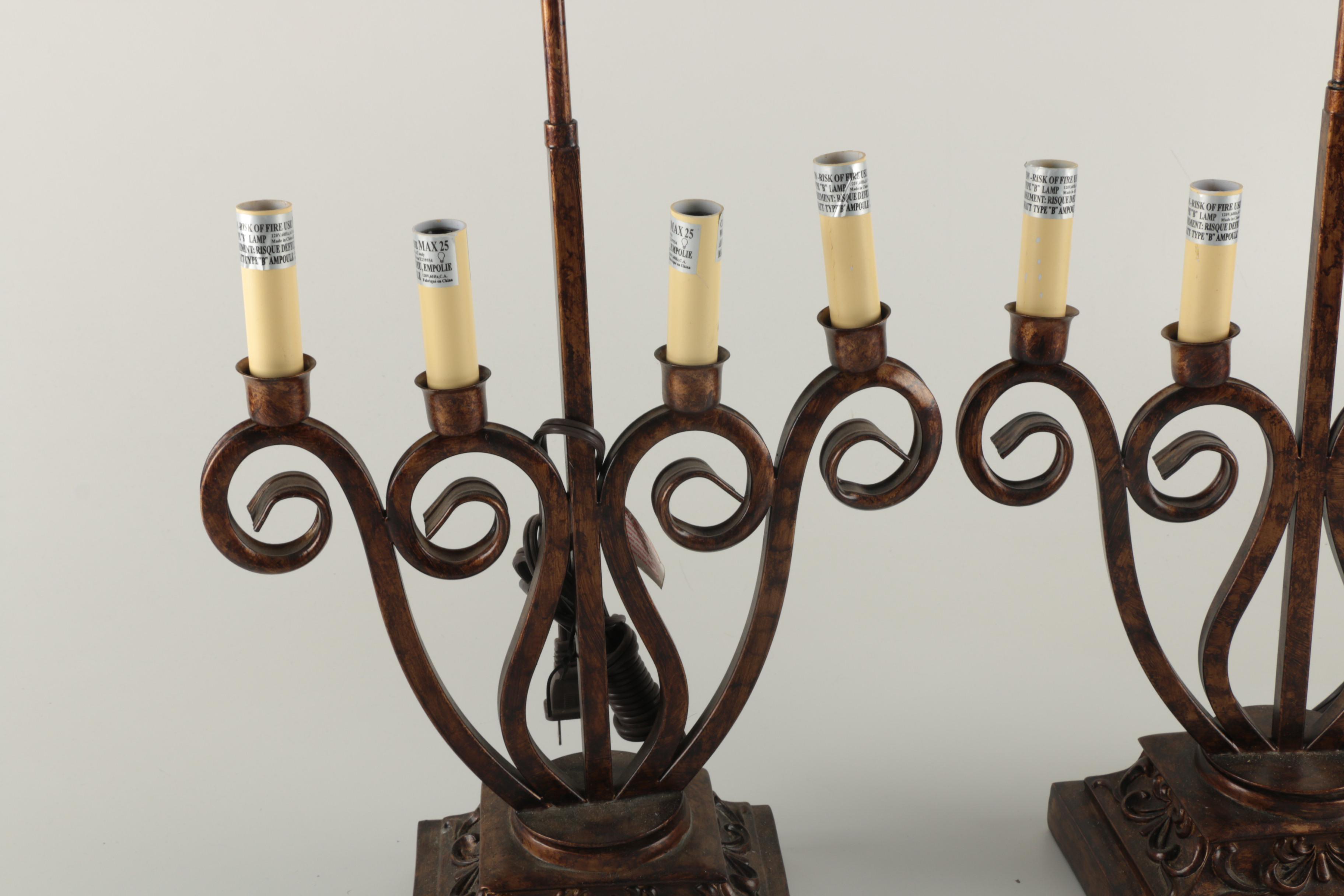 Candelabra Style Table Lamps