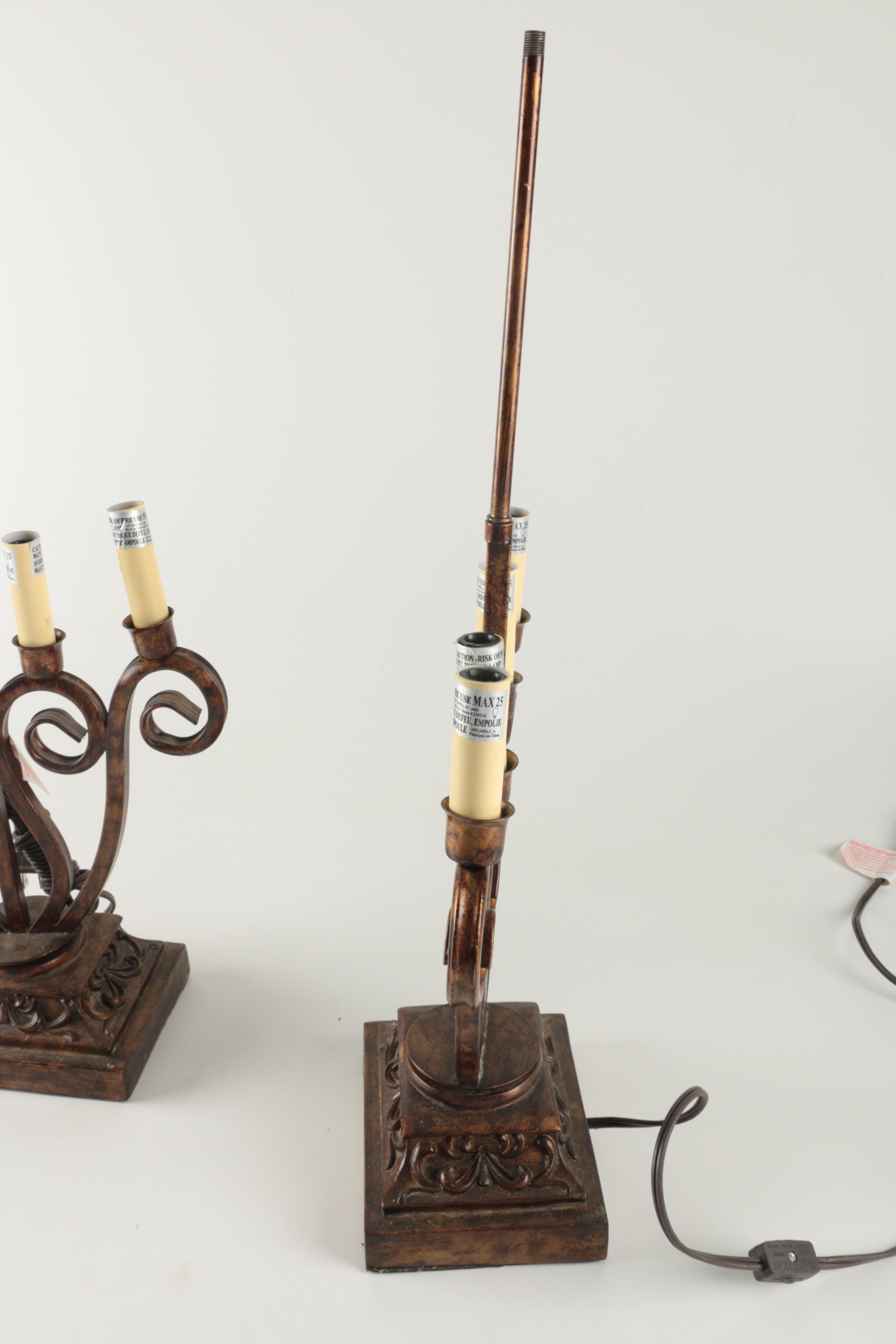 Candelabra Style Table Lamps