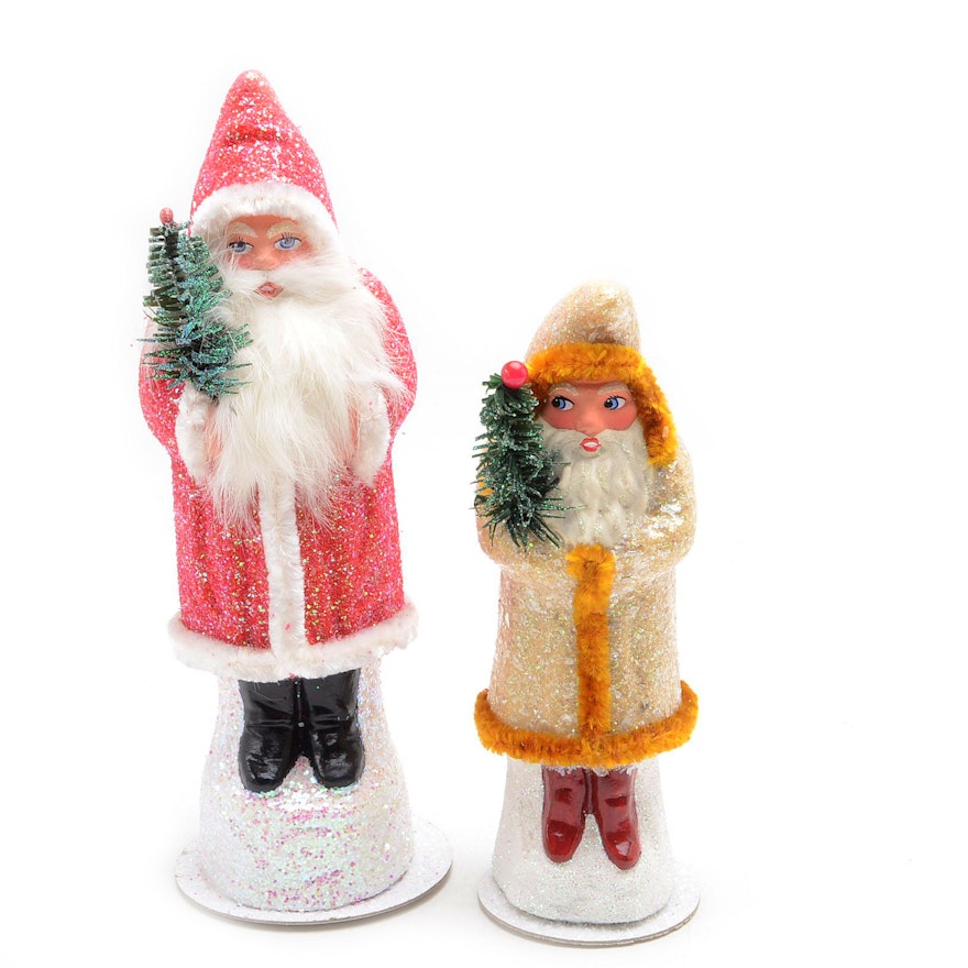 Limited Edition Christopher Radko Santa Claus Decorations