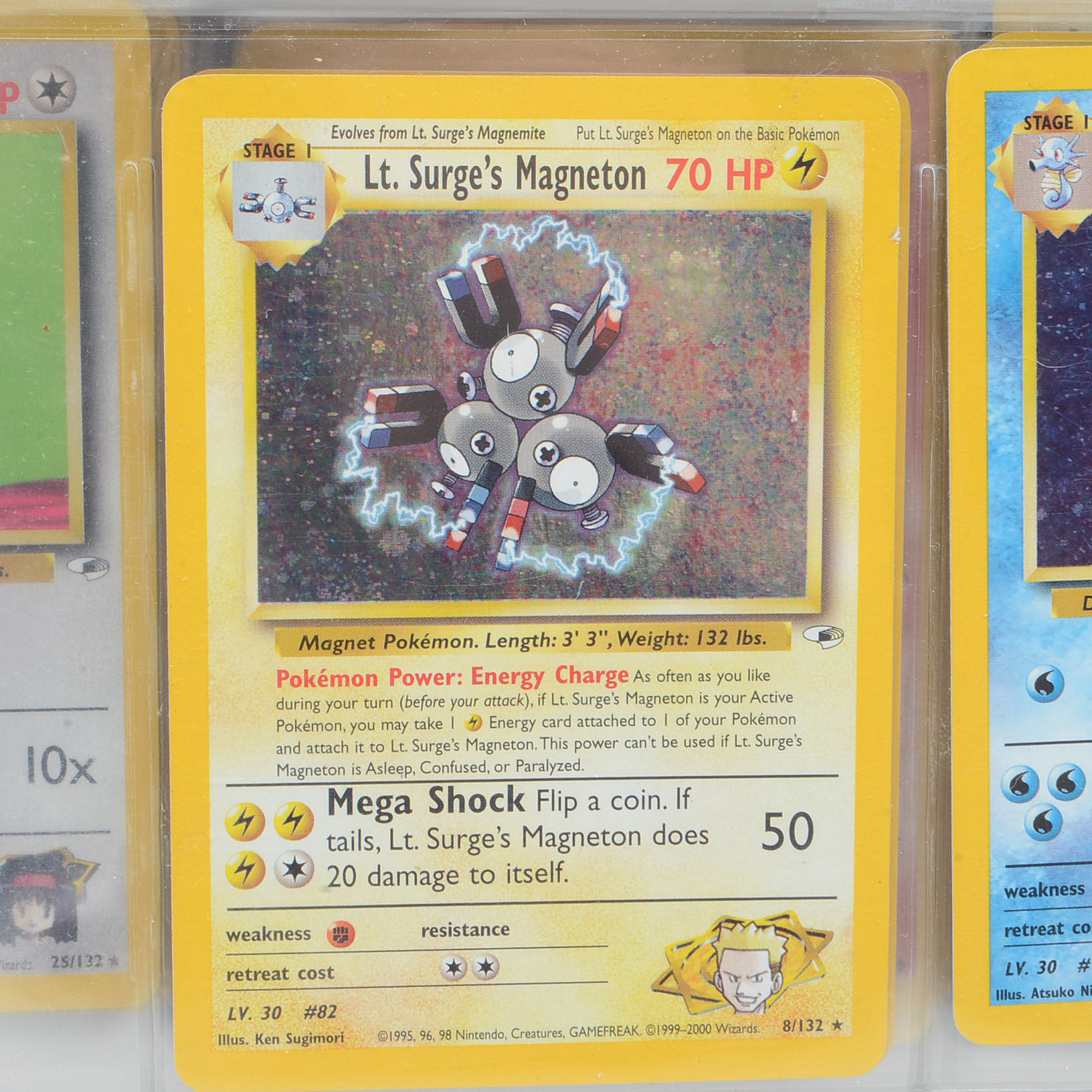 Large Collection of "Pokemon" Gym Heroes Card Set Trading Cards