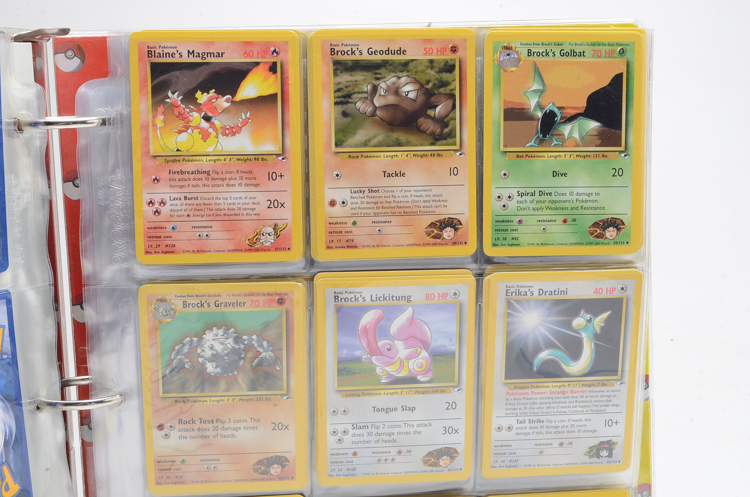 Large Collection of "Pokemon" Gym Heroes Card Set Trading Cards